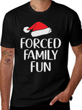 Forced Family Fun Santa Hat T-Shirt