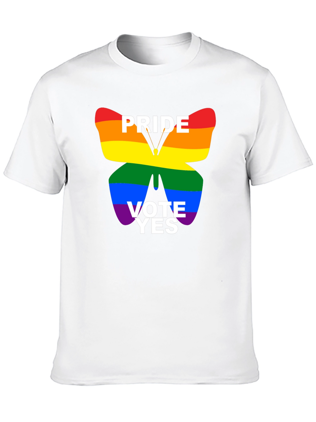 Pride Vote Yes T-Shirt - Black LGBTQ+ Tee