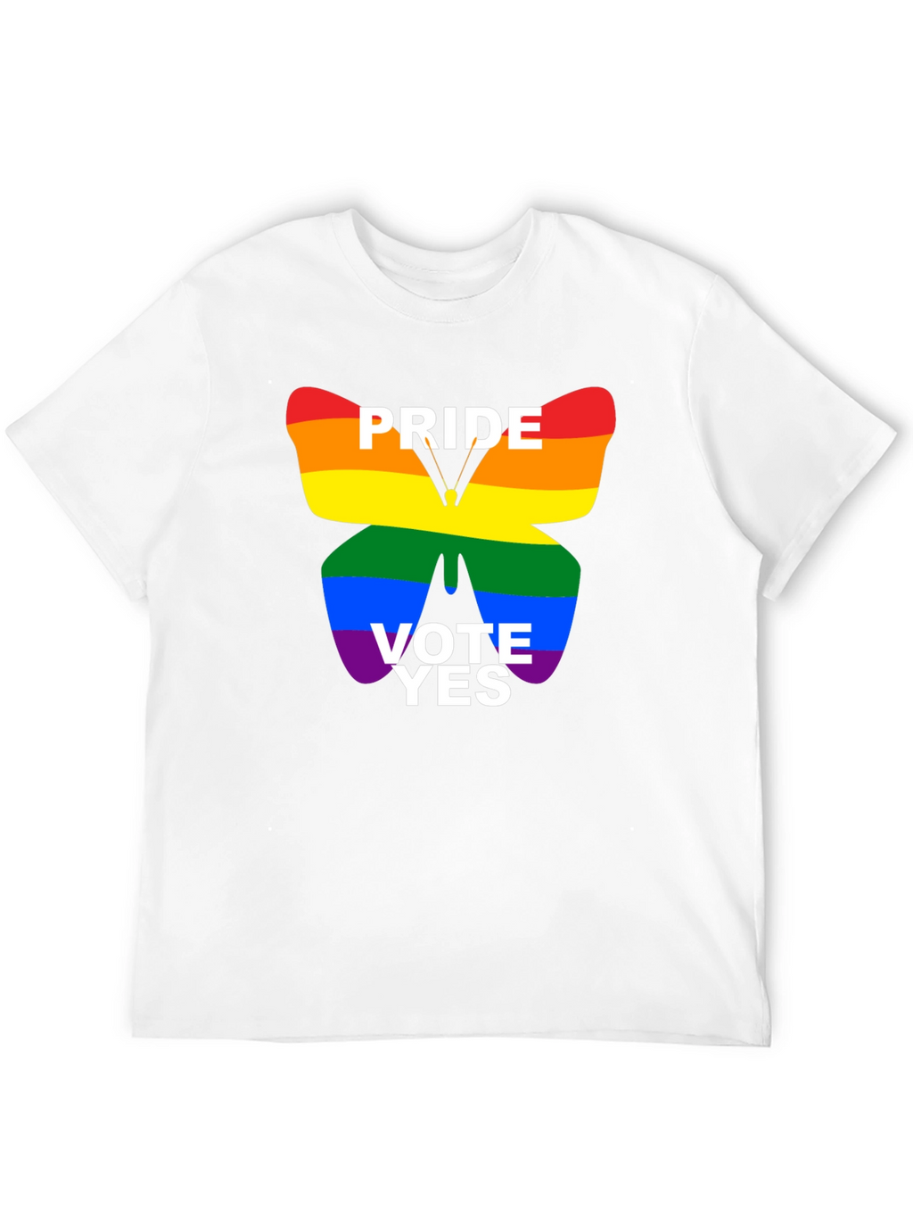 Pride Vote Yes T-Shirt - Black LGBTQ+ Tee