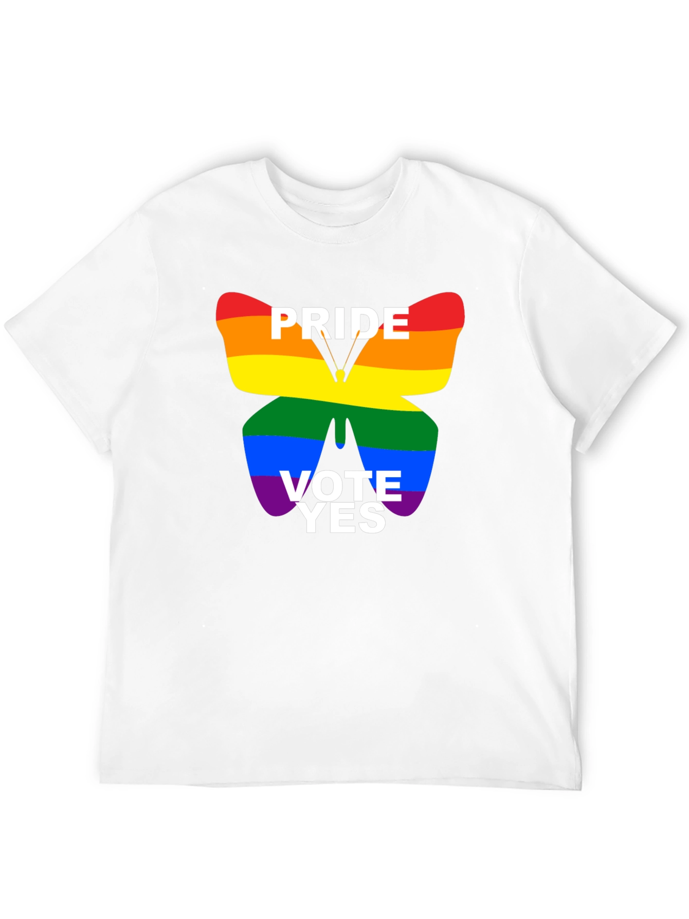 Pride Vote Yes T-Shirt - Black LGBTQ+ Tee
