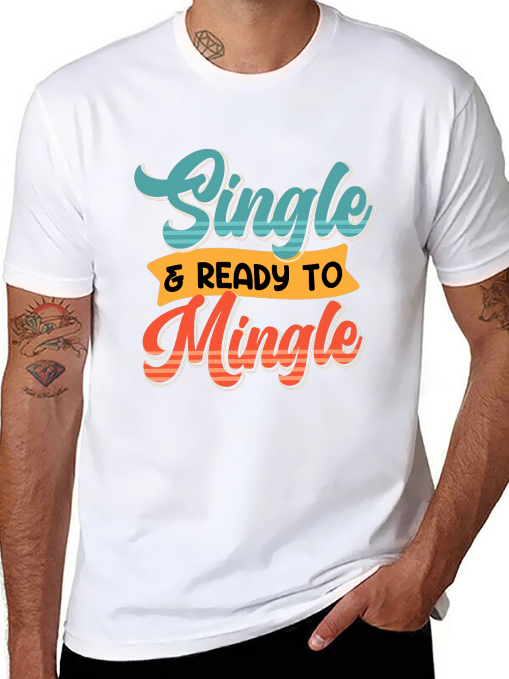Single & Ready to Mingle Graphic Tee