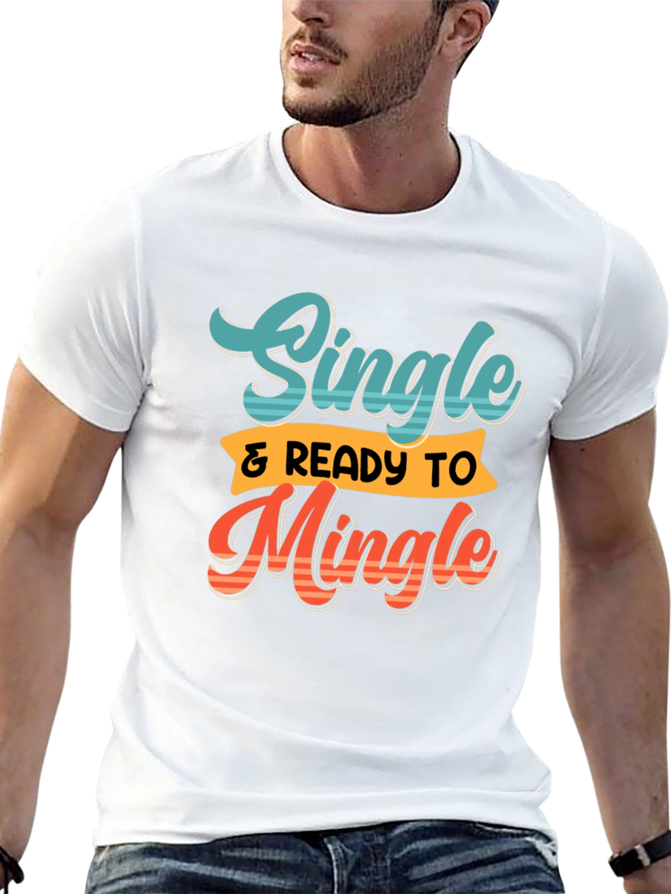Single & Ready to Mingle Graphic Tee