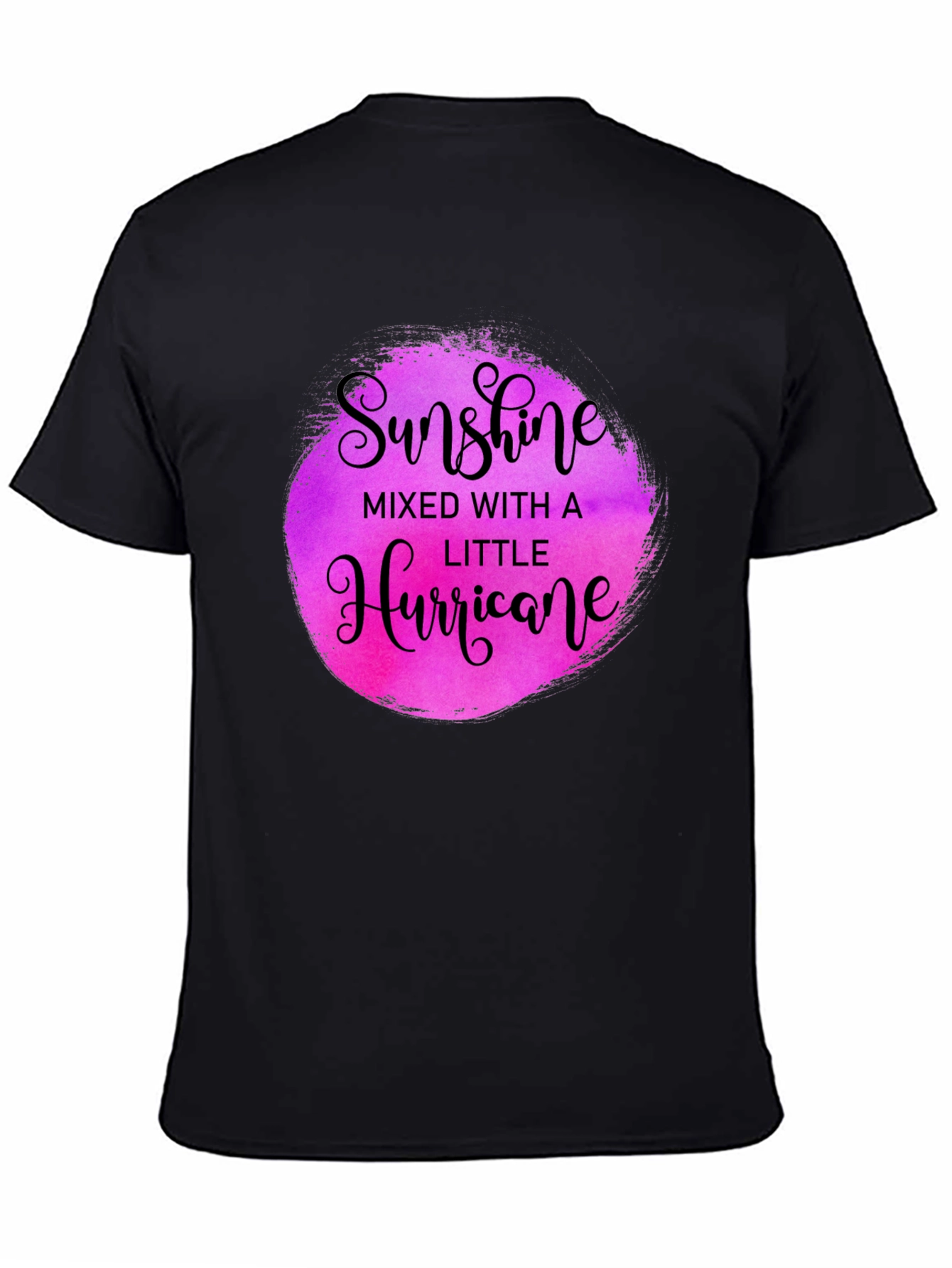 Sunshine Hurricane Black Graphic Tee