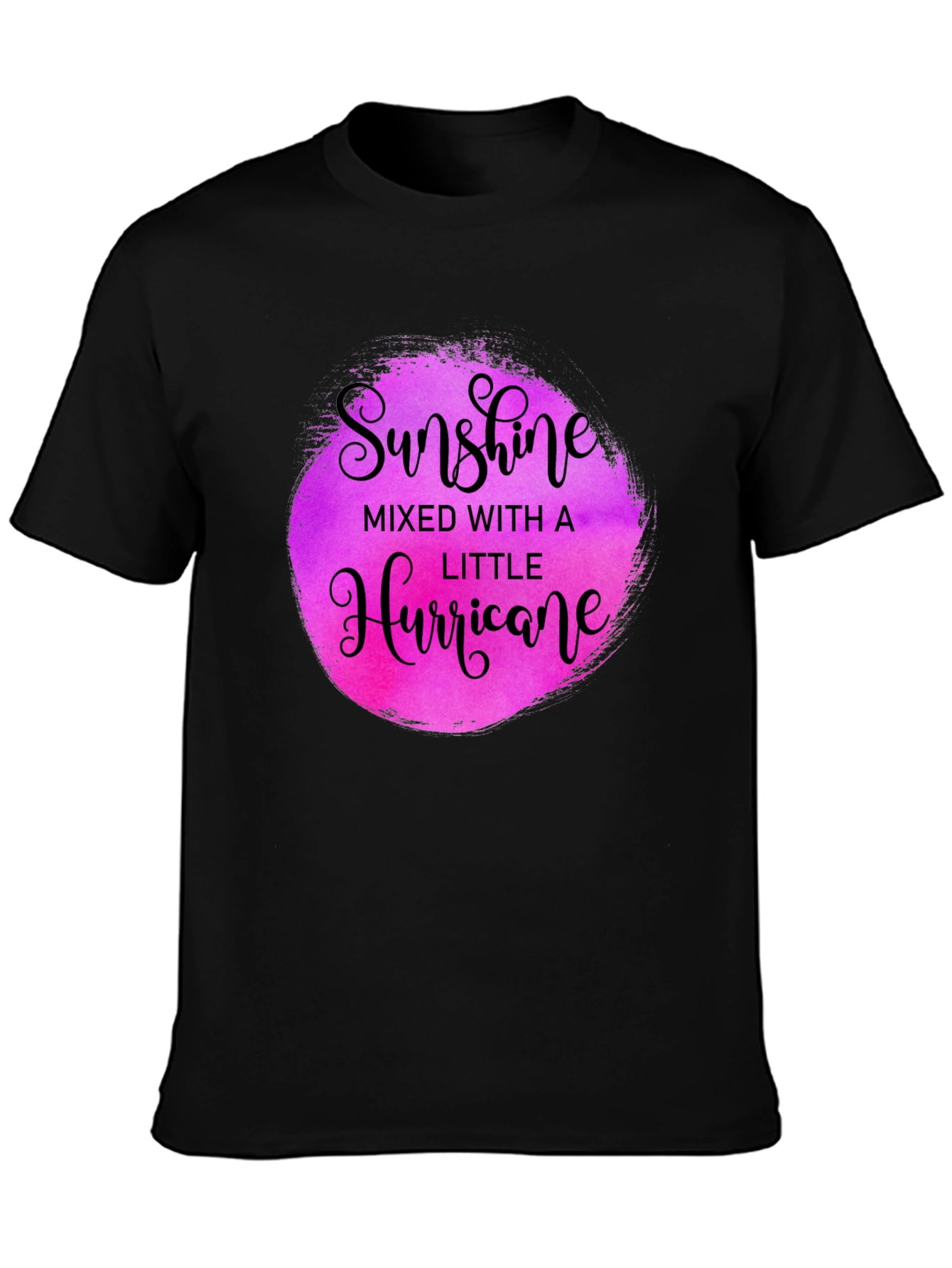 Sunshine Hurricane Black Graphic Tee