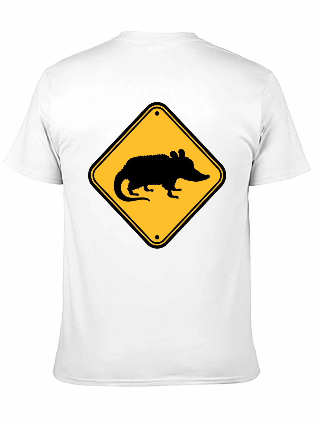 Opossum Crossing T-Shirt - Black