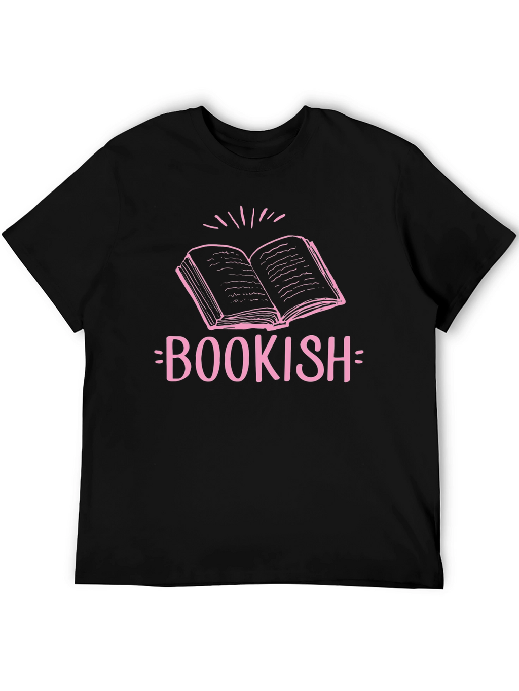 Bookish Black T-Shirt - Literary Style