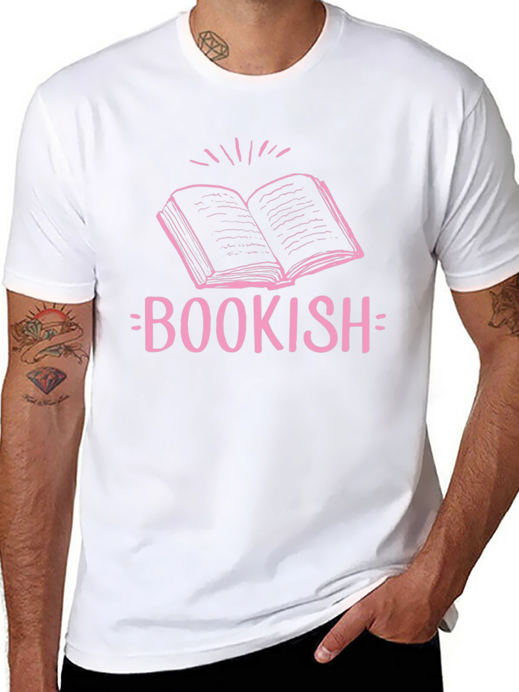 Bookish Black T-Shirt - Literary Style