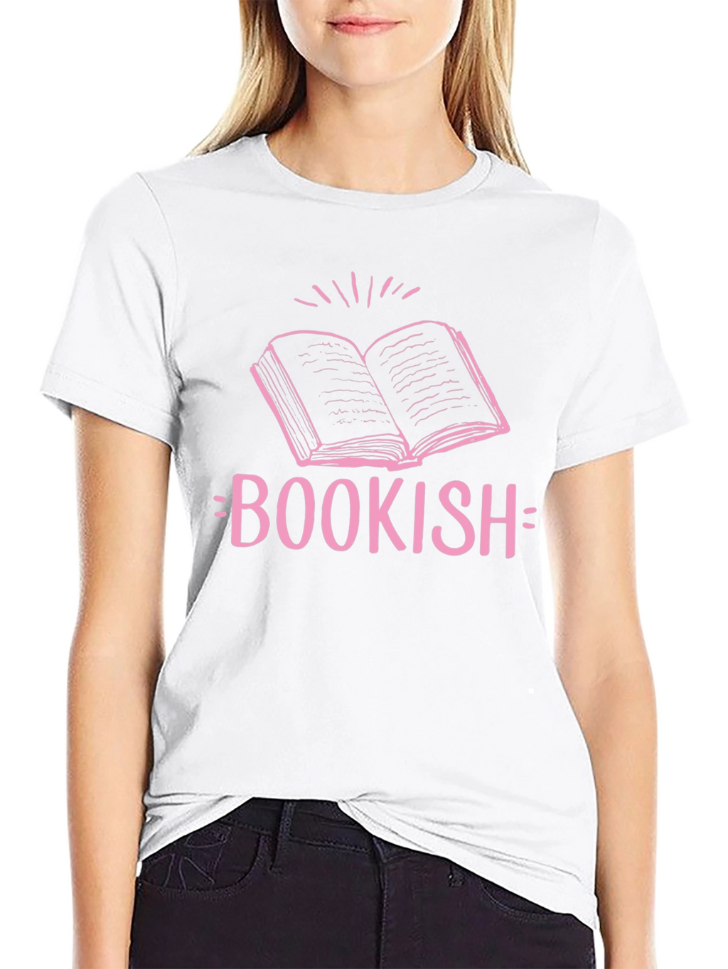 Bookish Black T-Shirt - Literary Style