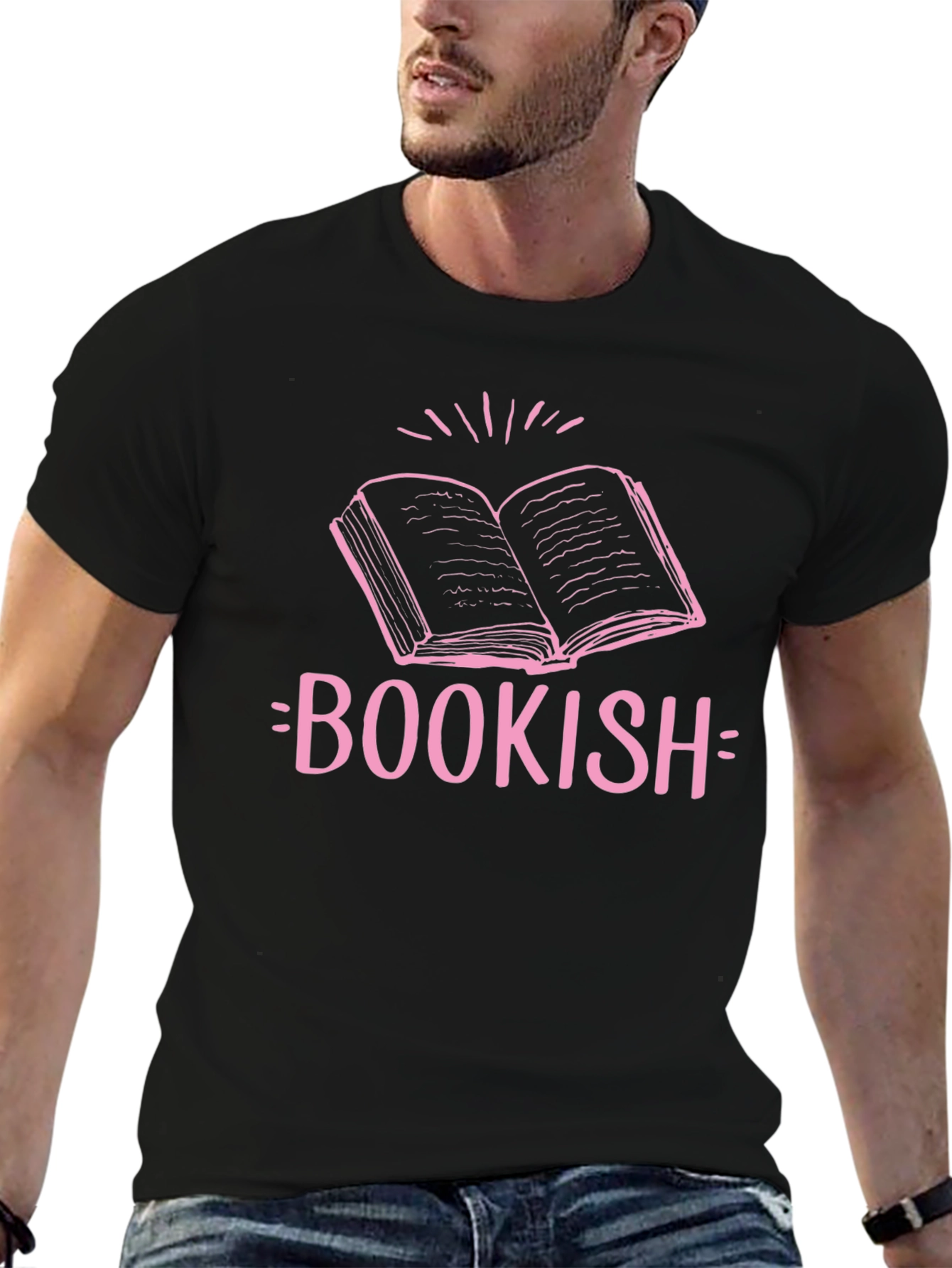 Bookish Black T-Shirt - Literary Style