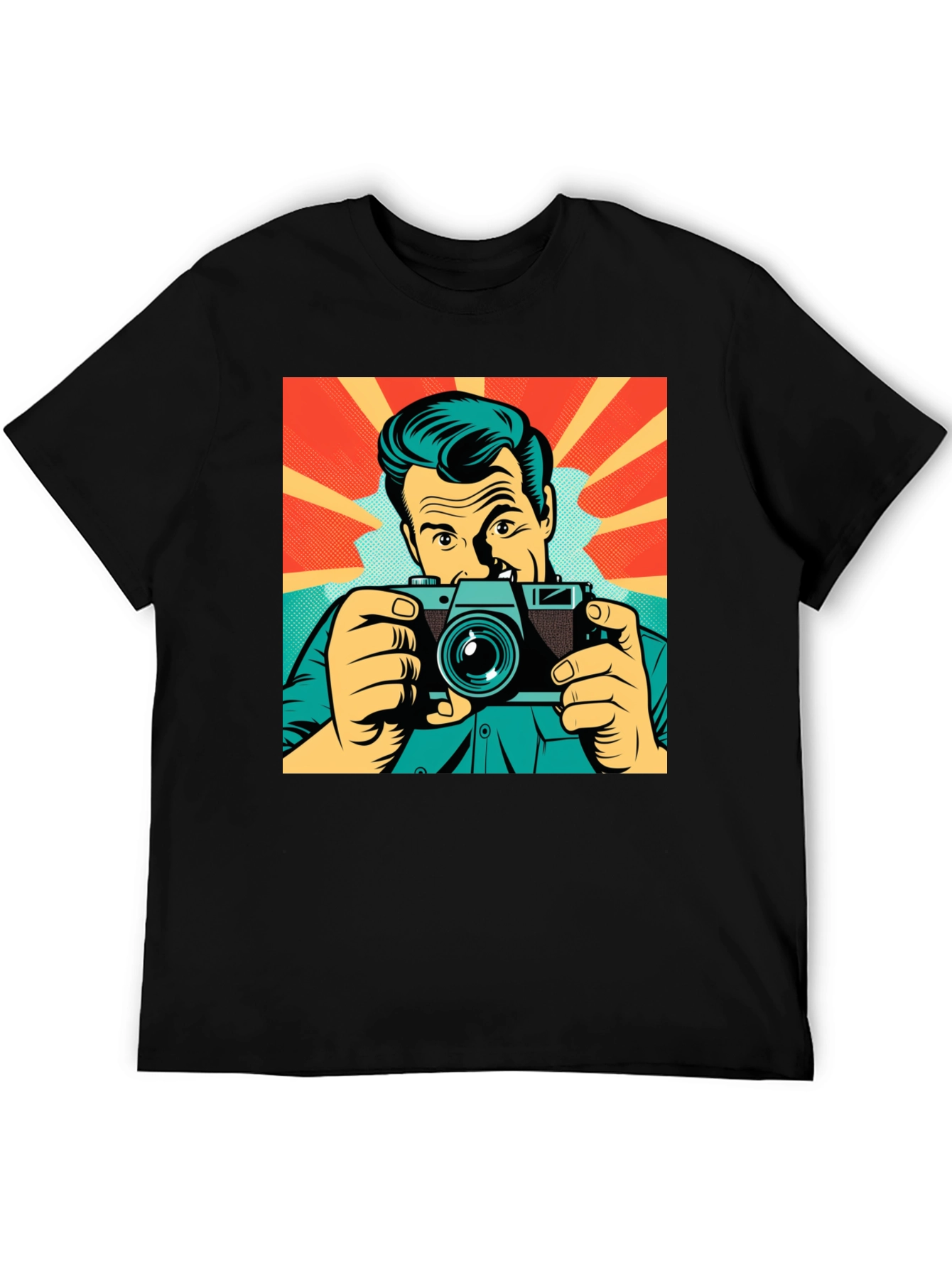 Retro Photographer T-Shirt - Vintage Style Tee