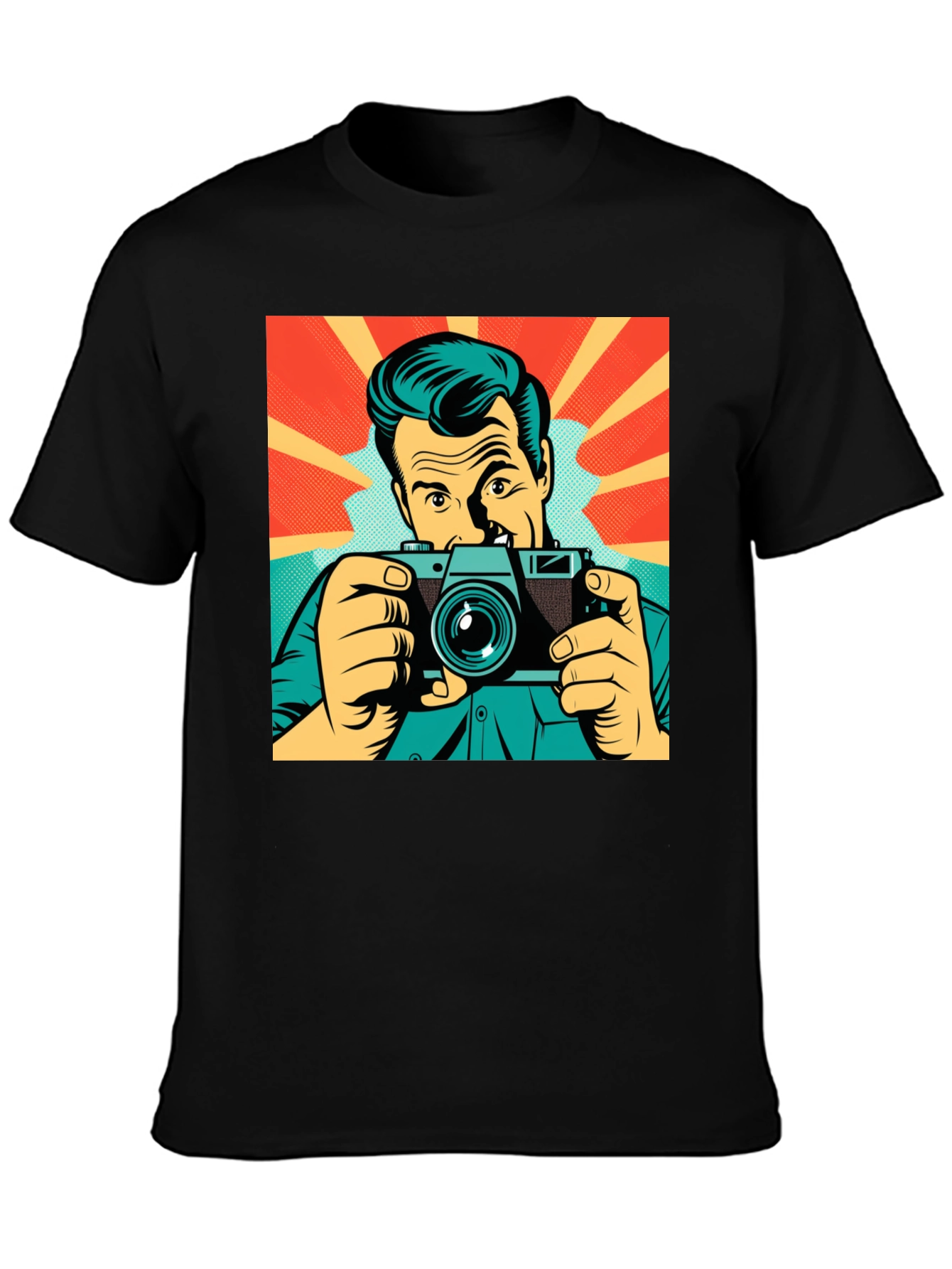 Retro Photographer T-Shirt - Vintage Style Tee