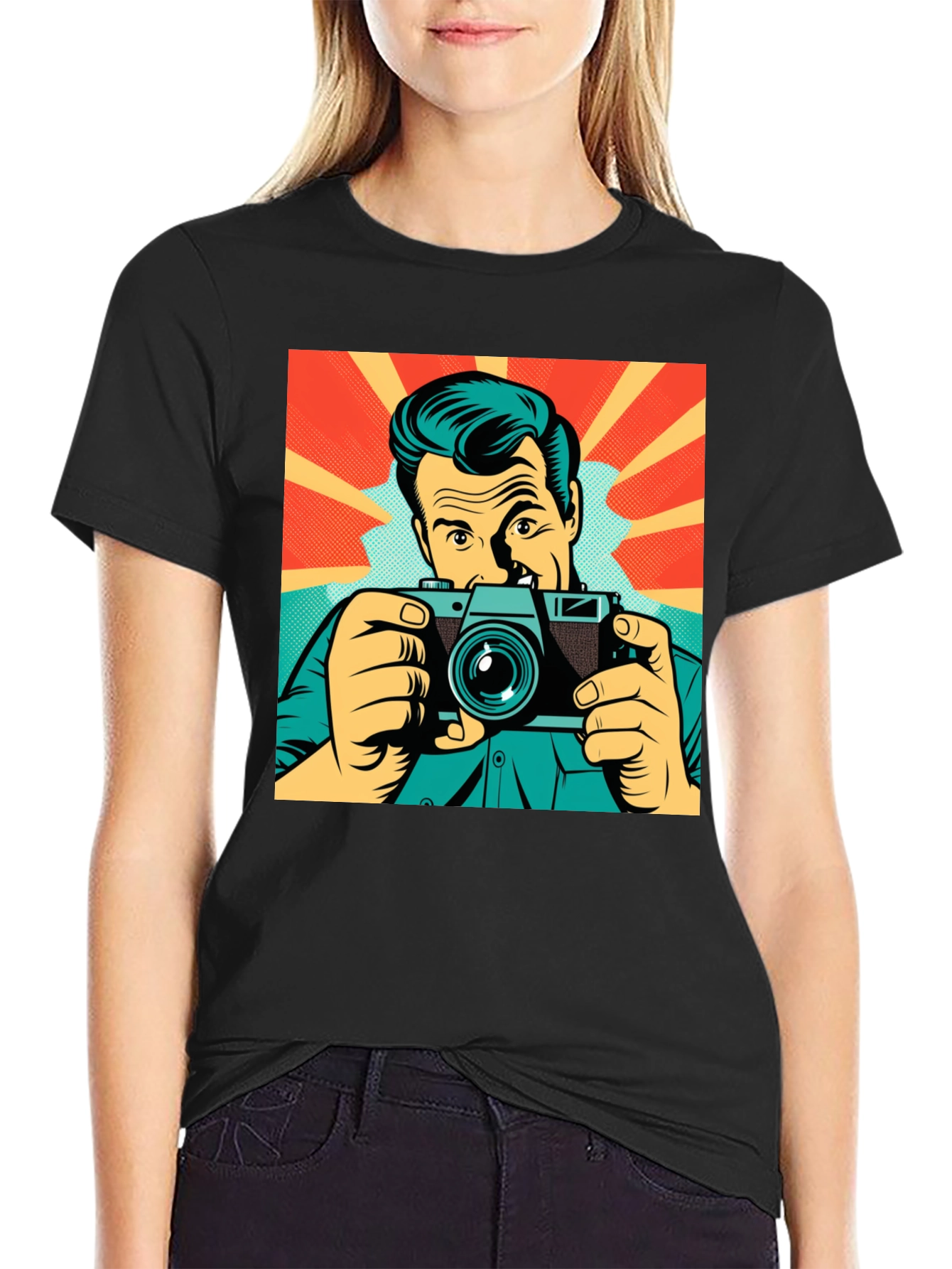 Retro Photographer T-Shirt - Vintage Style Tee