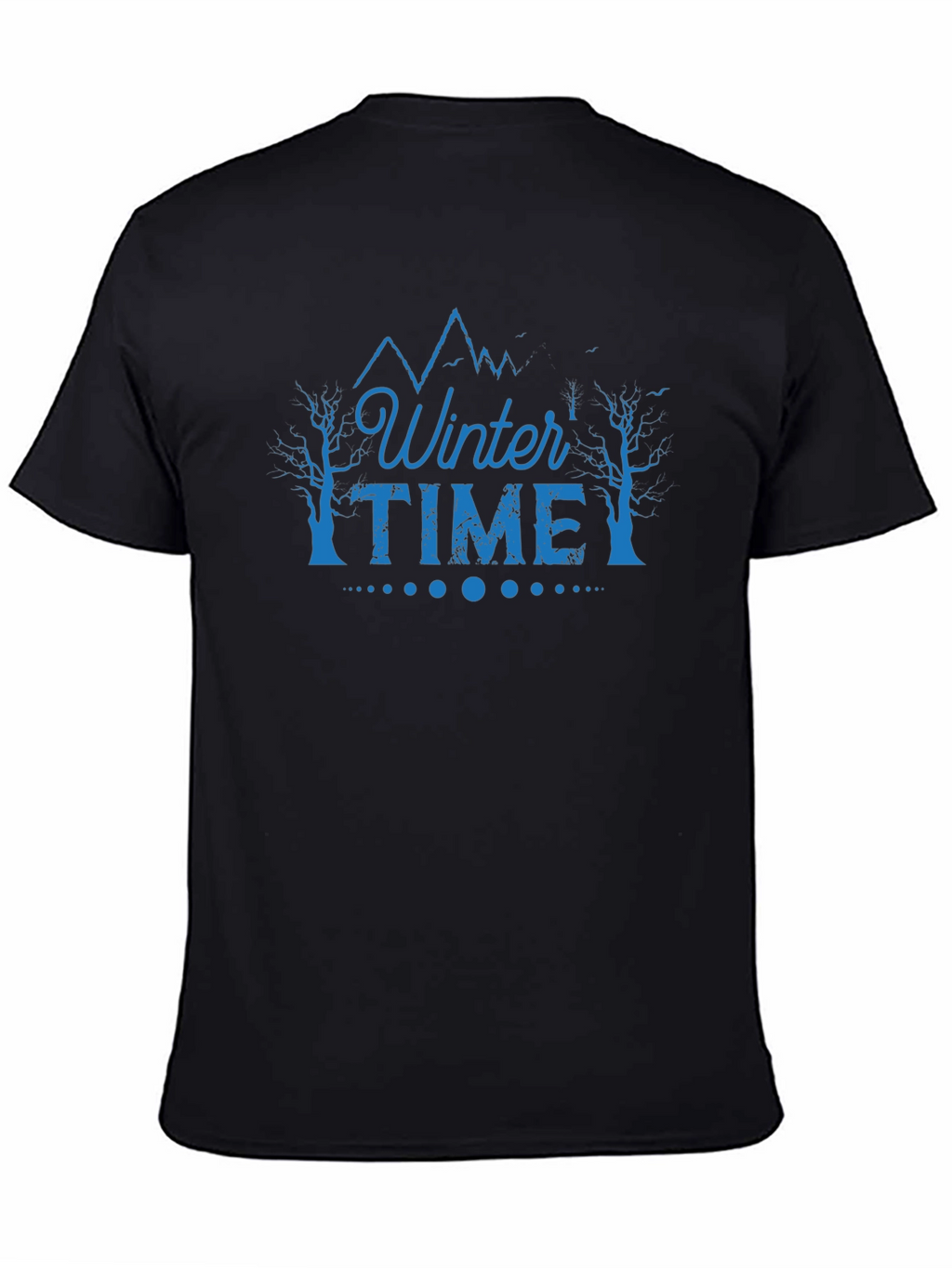 Winter Time Graphic Tee - Black