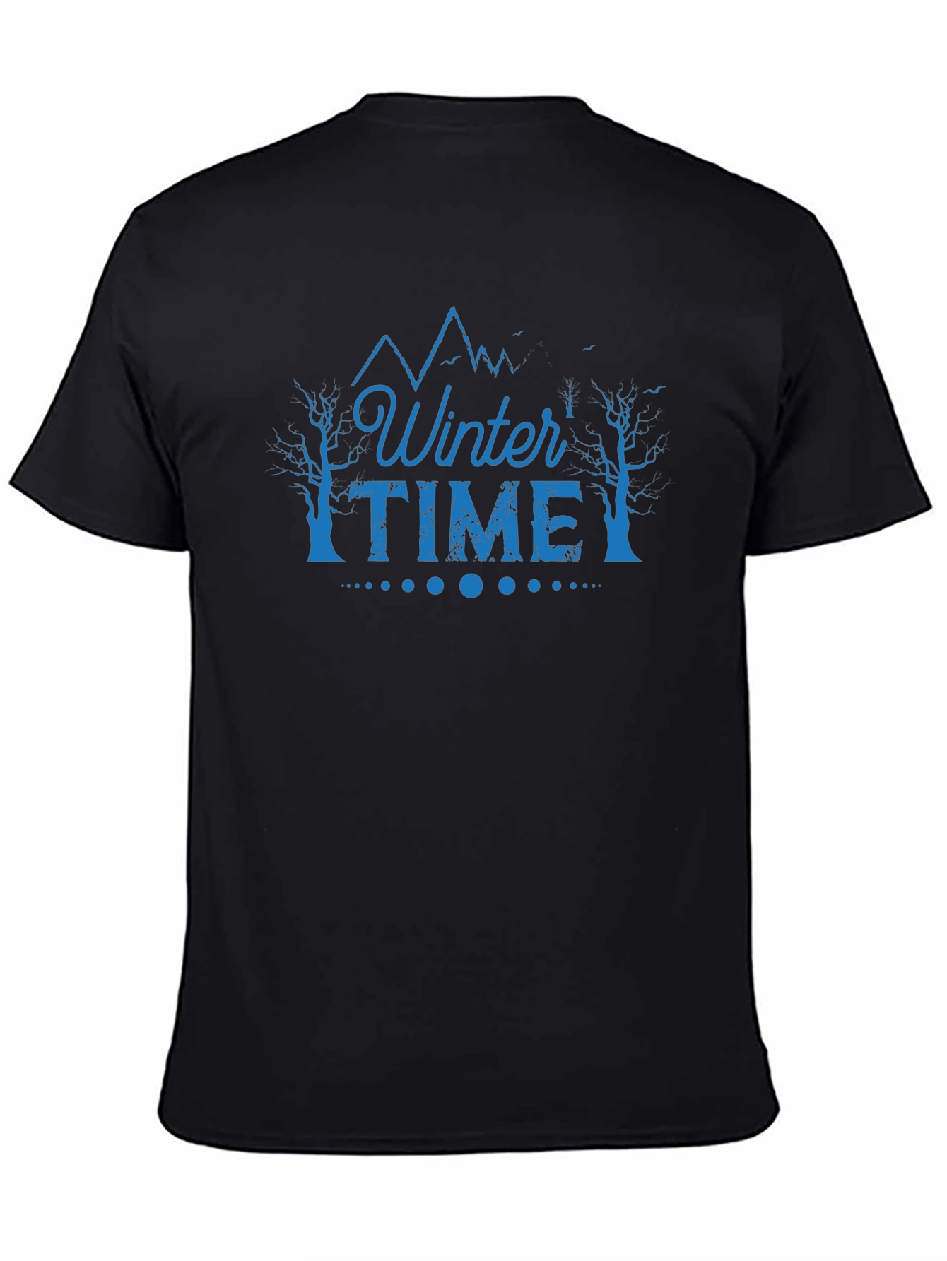 Winter Time Graphic Tee - Black