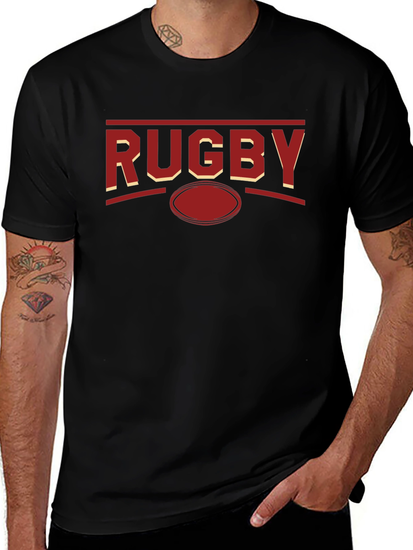 Rugby Graphic T-Shirt - Classic Sport Tee