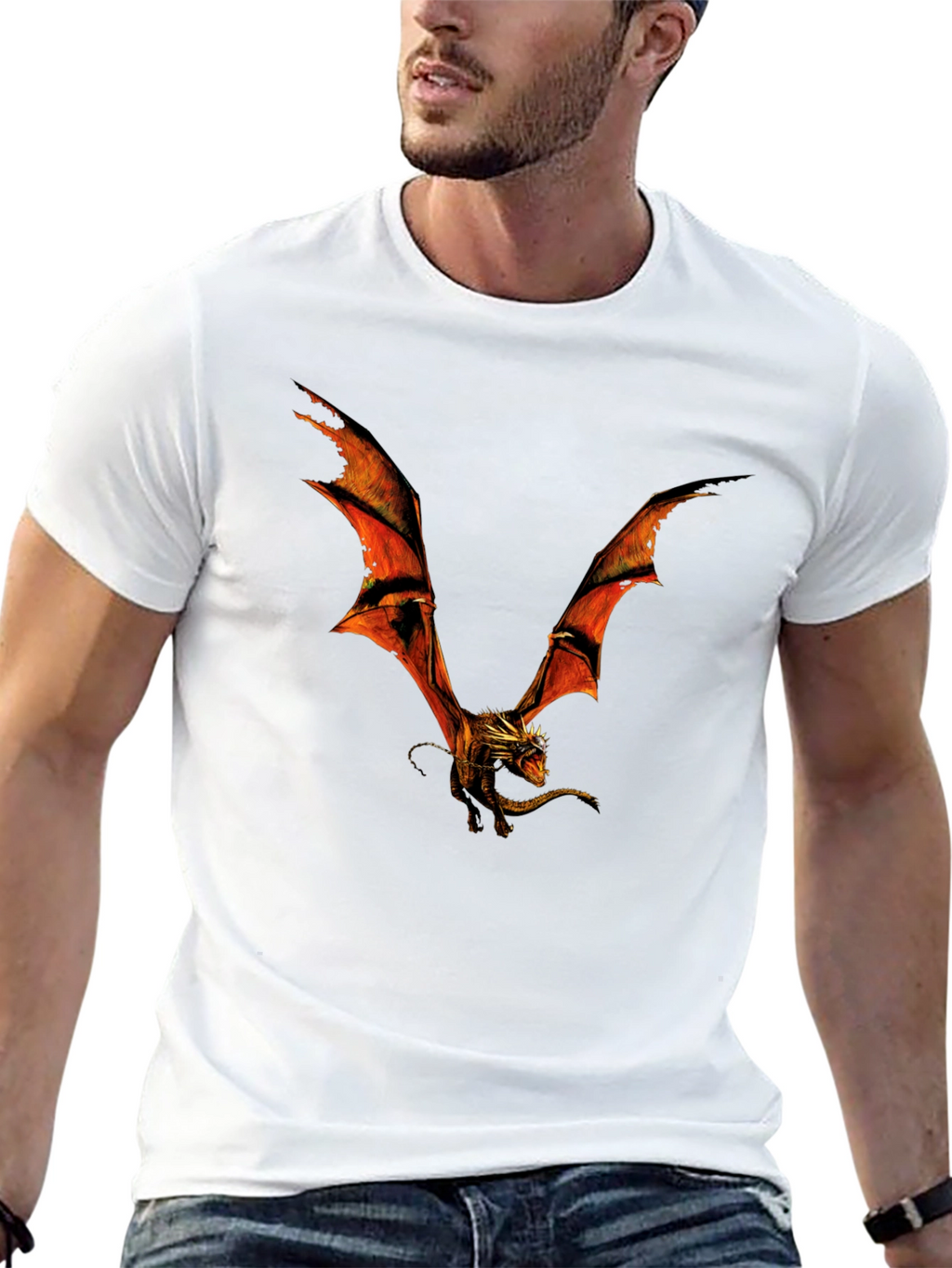 Dragon Graphic Black T-Shirt