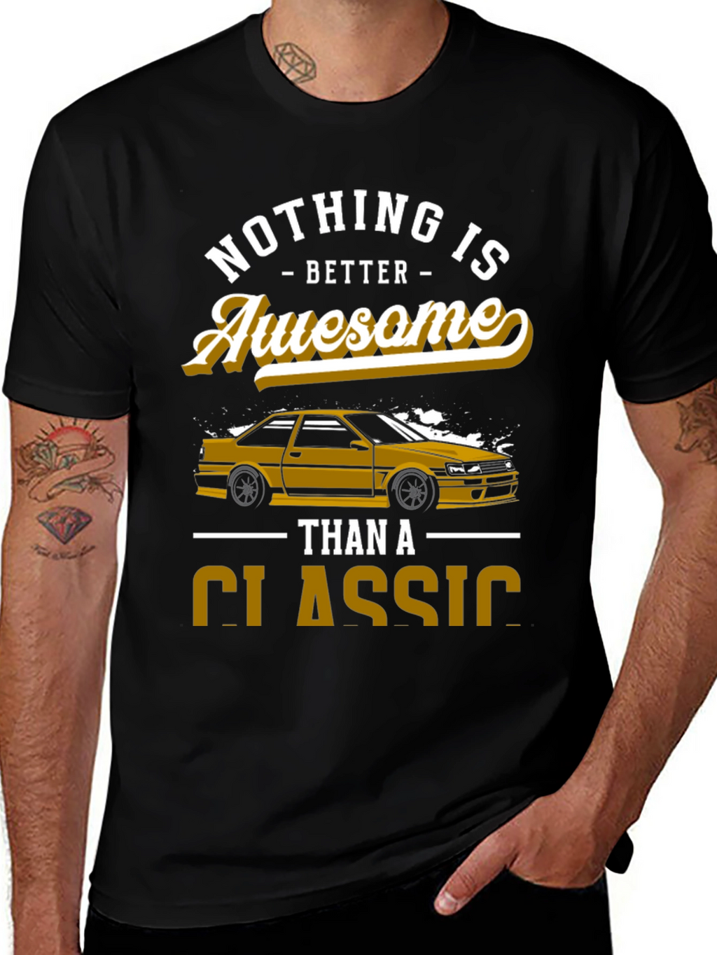 Awesome Classic Car Graphic T-Shirt
