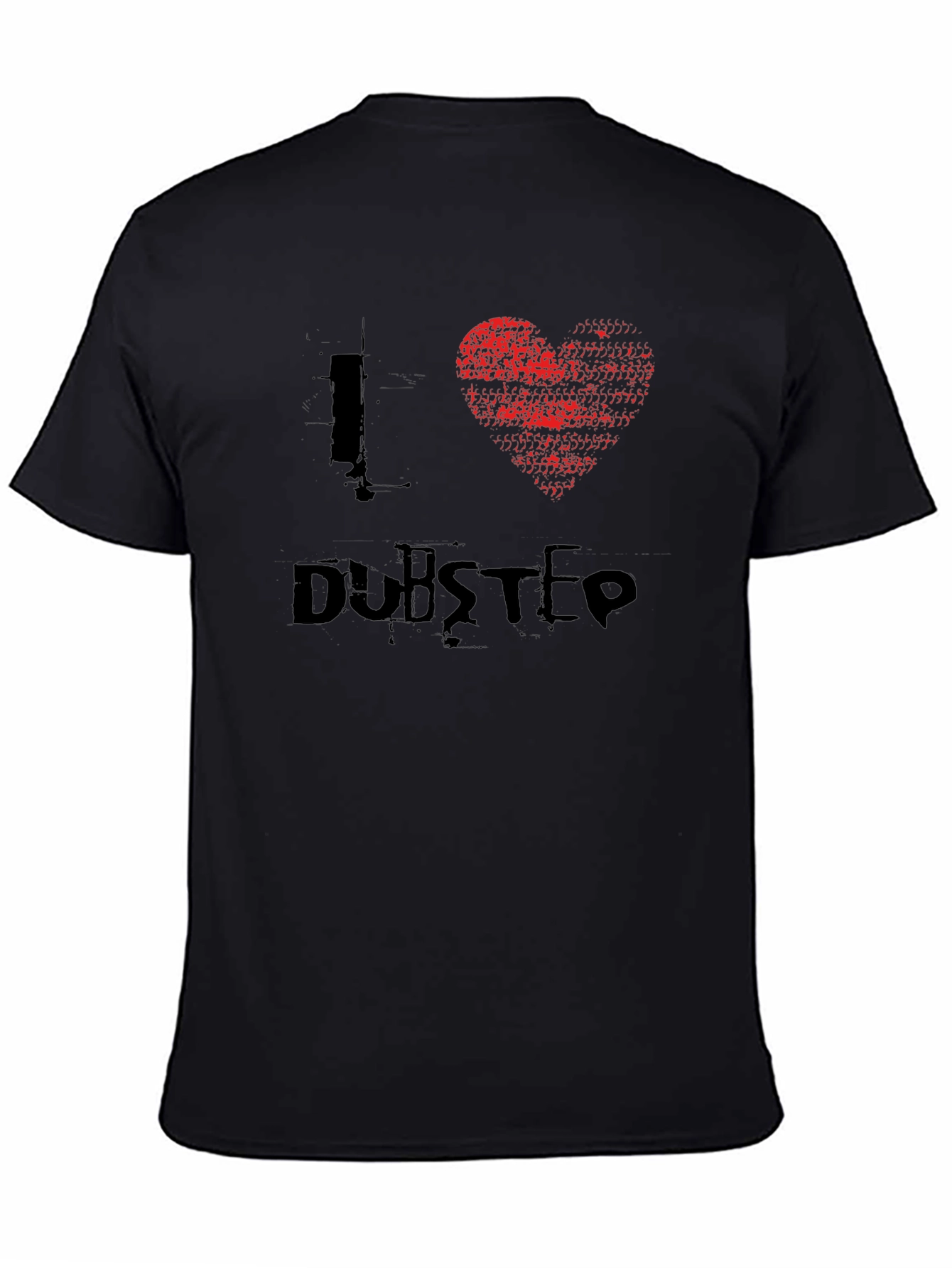 I Love Dubstep Black T-Shirt - Music Lover Tee