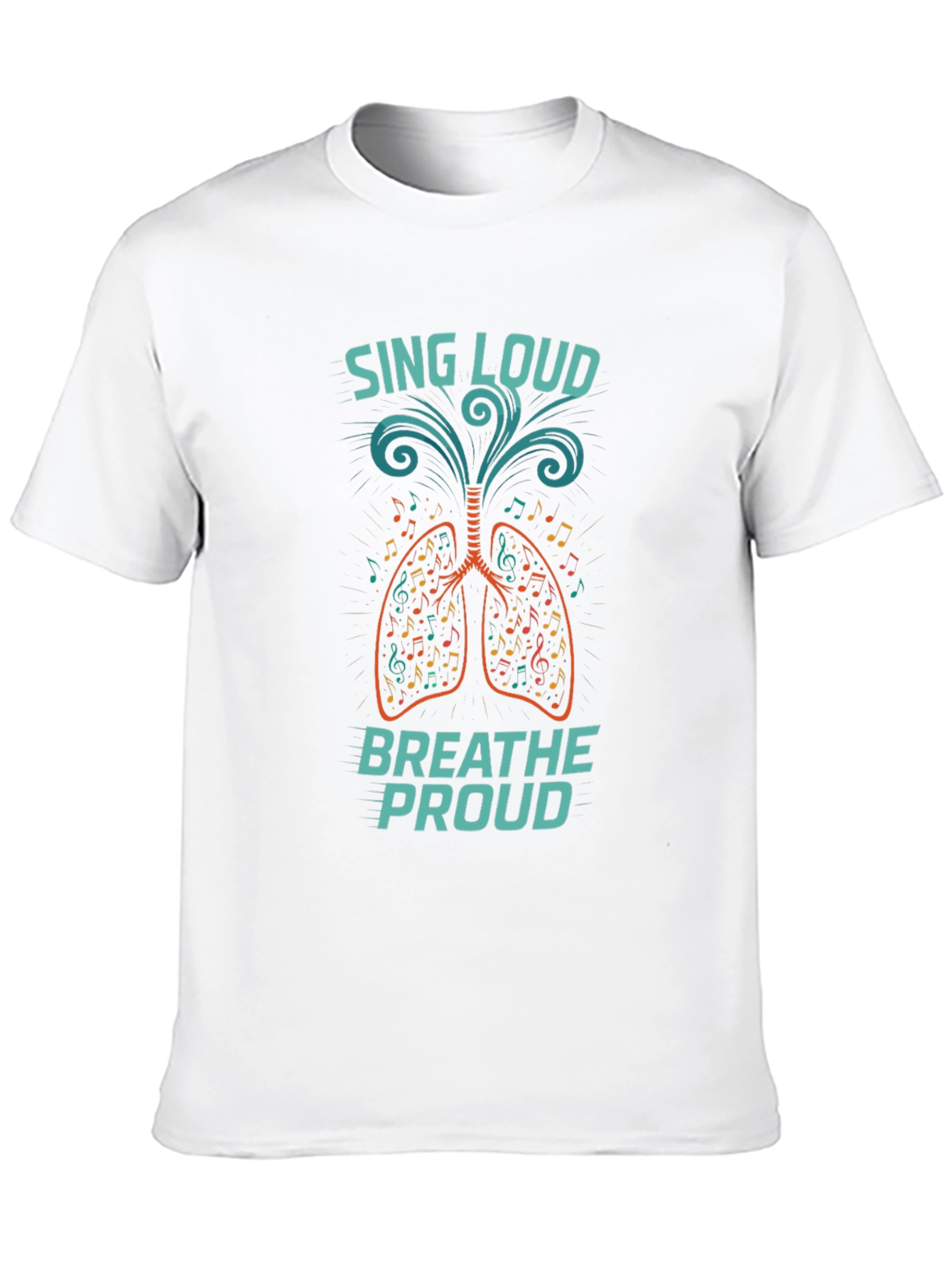 Sing Loud Breathe Proud Graphic T-Shirt