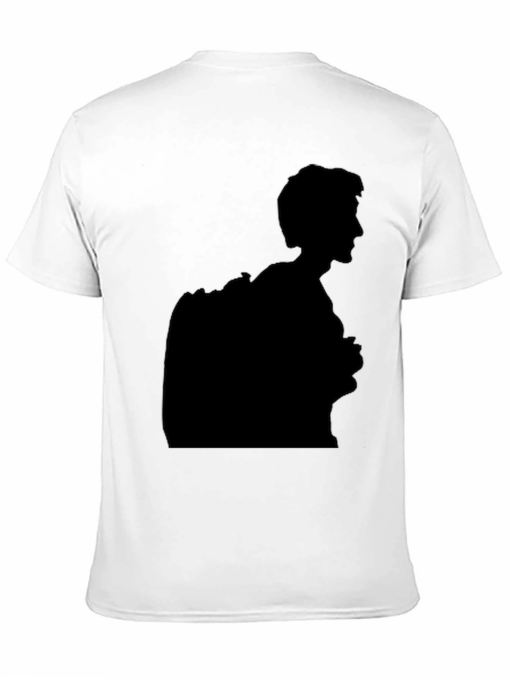 Silhouette Graphic Print Black T-Shirt