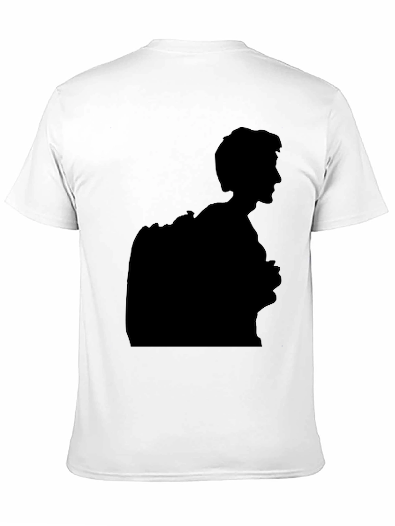 Silhouette Graphic Print Black T-Shirt