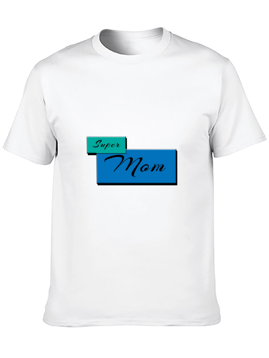 Super Mom T-Shirt - Black Stylish Mothers Day Gift
