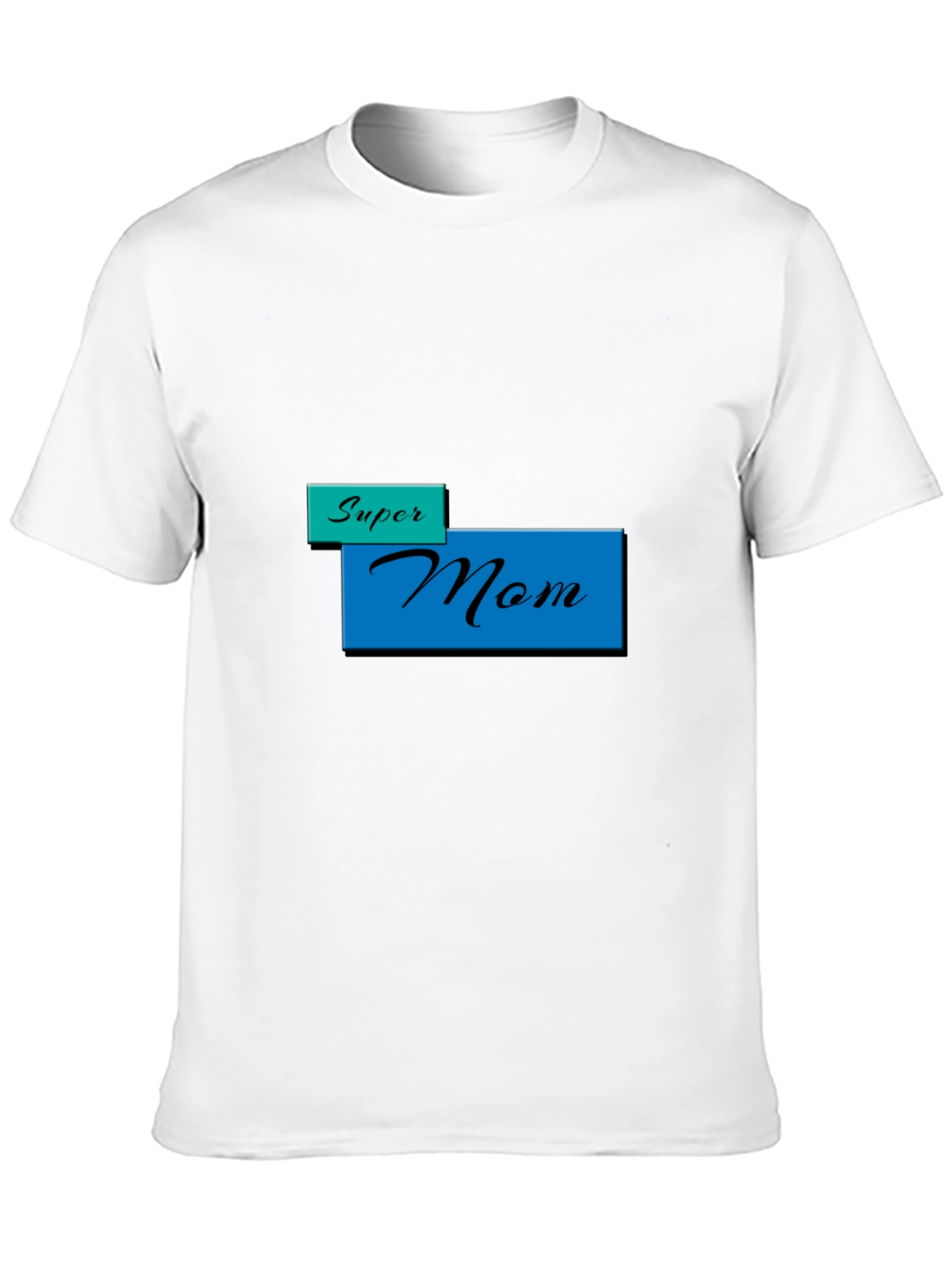 Super Mom T-Shirt - Black Stylish Mothers Day Gift