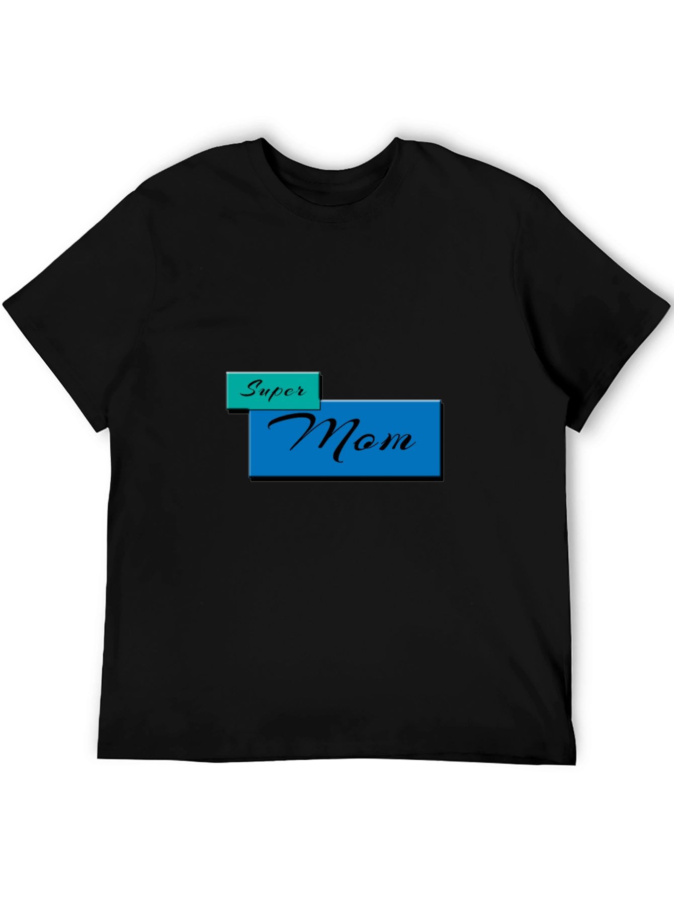Super Mom T-Shirt - Black Stylish Mothers Day Gift