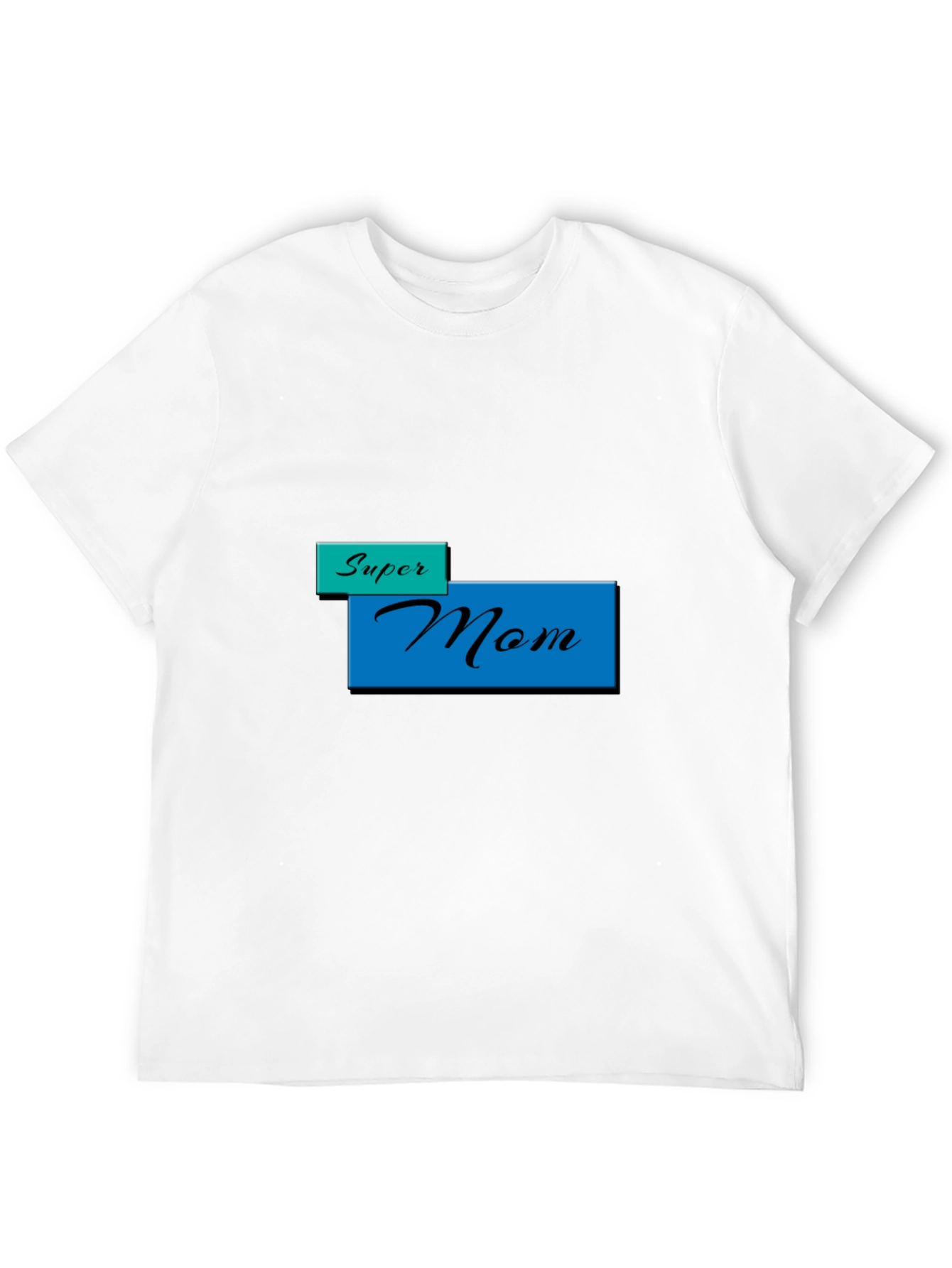 Super Mom T-Shirt - Black Stylish Mothers Day Gift
