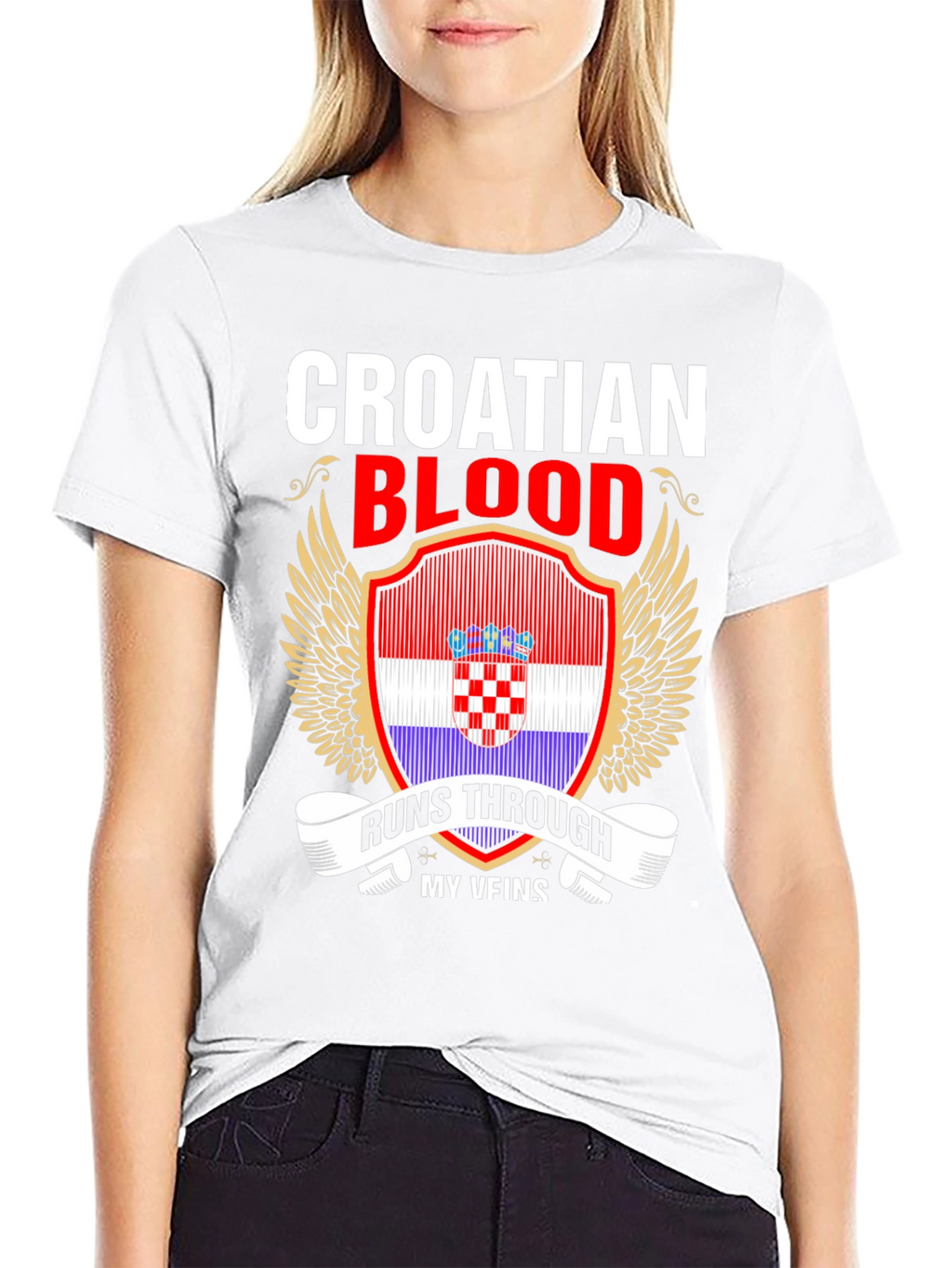 Croatian Blood Runs Through My Veins T-Shirt