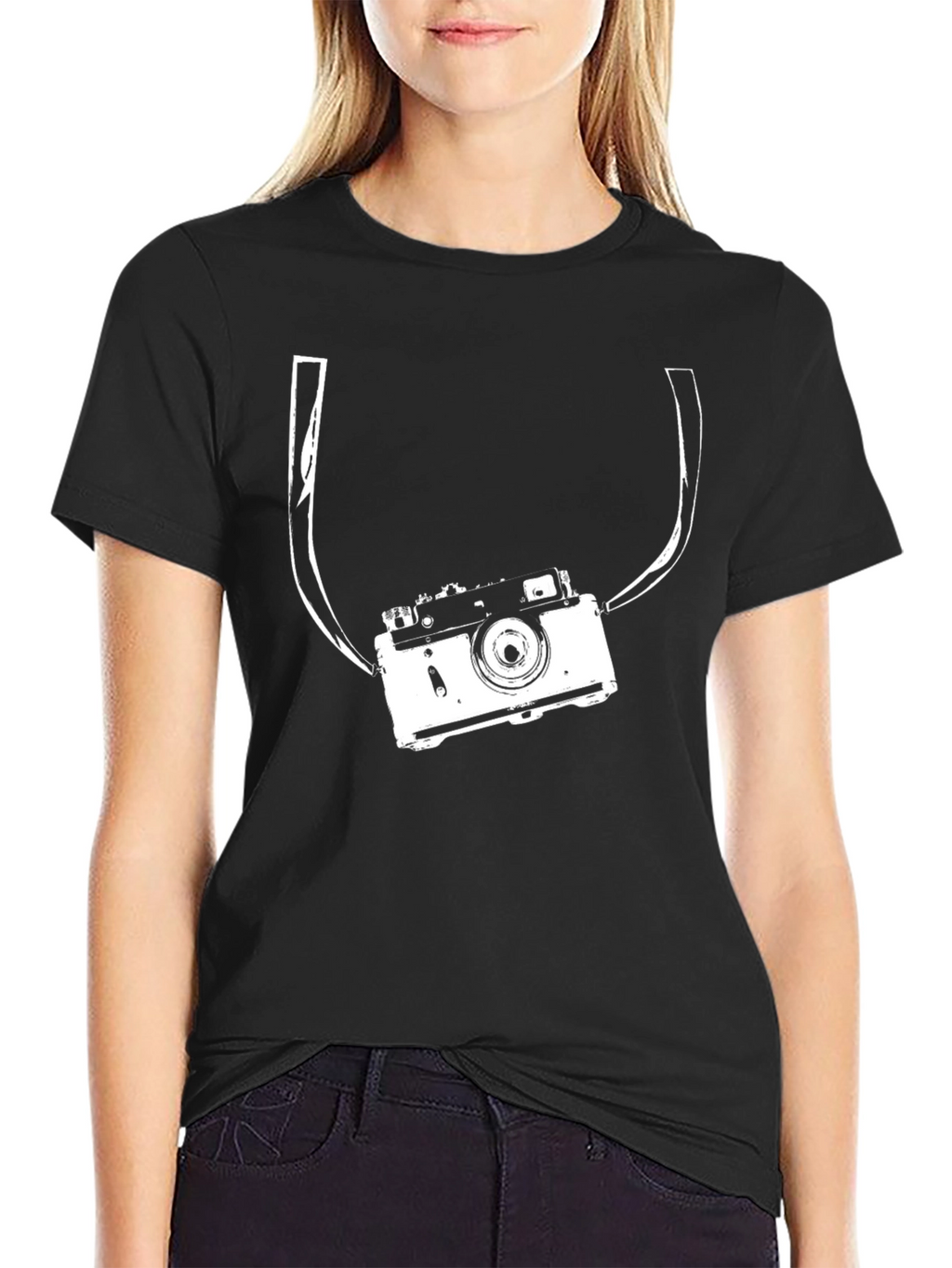 Retro Camera Graphic T-Shirt - Classic Style