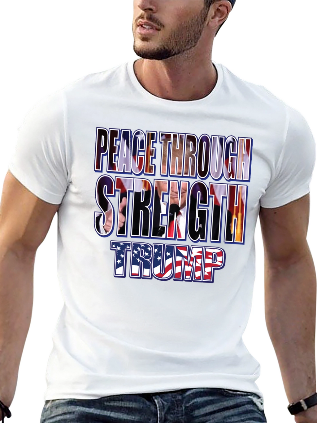 Peace Through Strength Trump T-Shirt