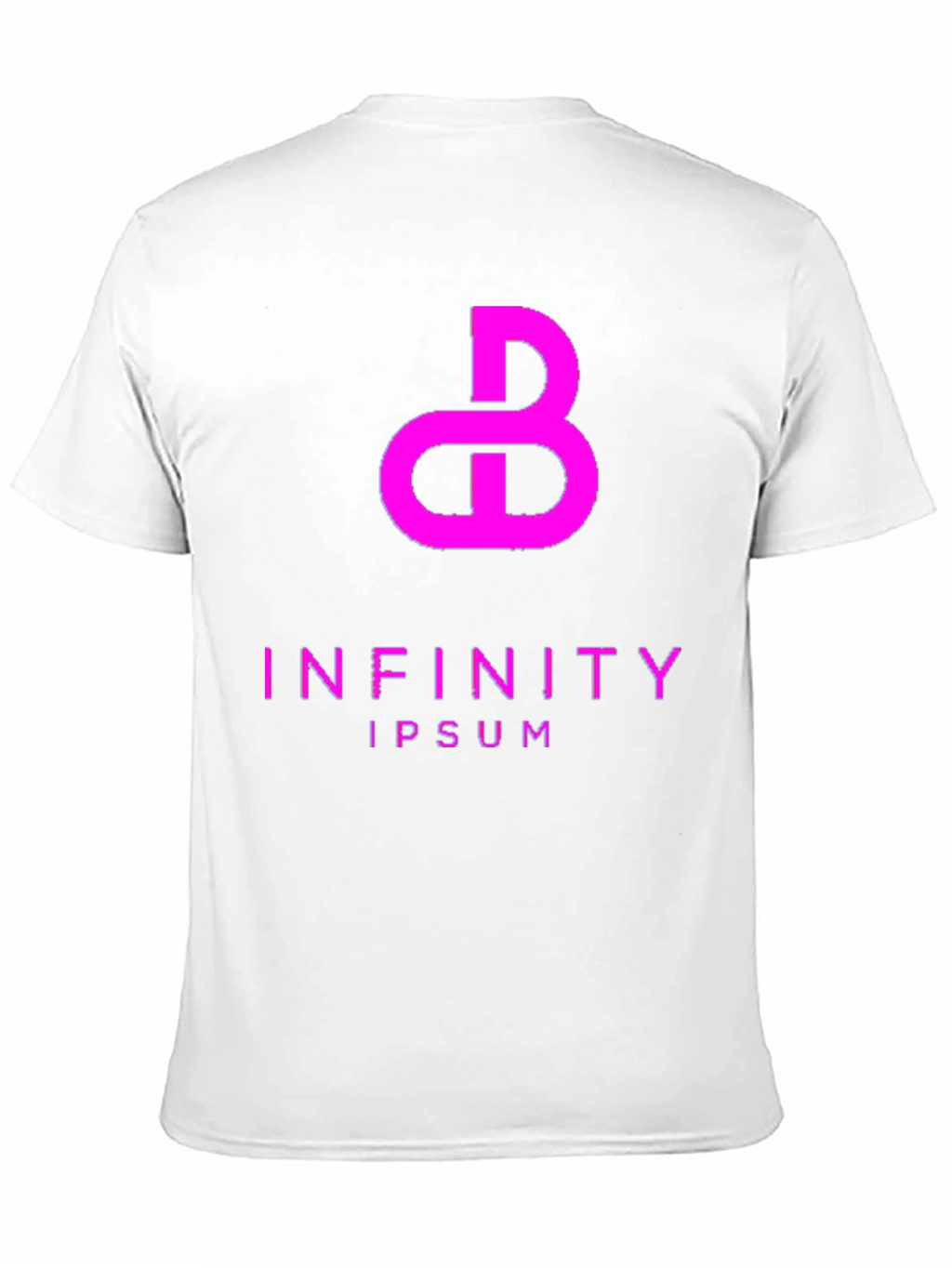 Abstract Infinity Graphic Tee - Black