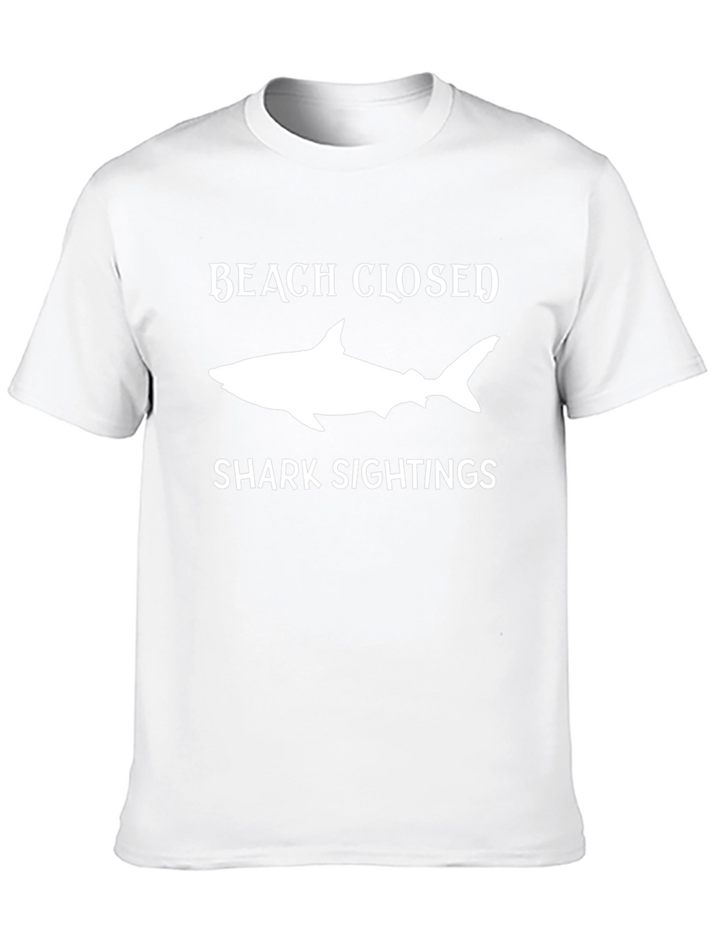 Beach Closed Shark Sightings Graphic Tee