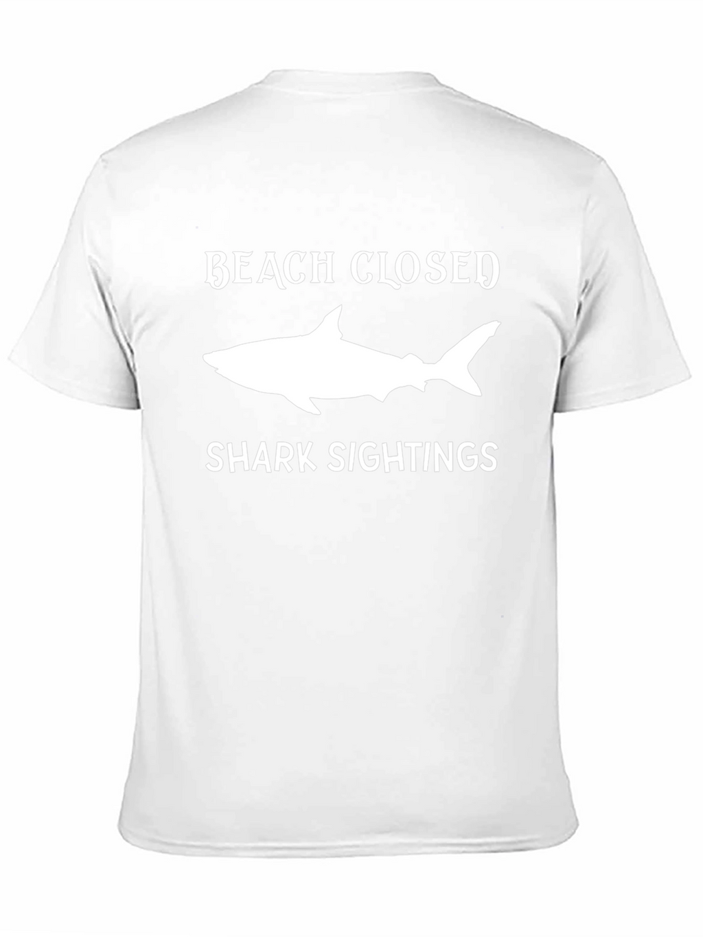 Beach Closed Shark Sightings Graphic Tee
