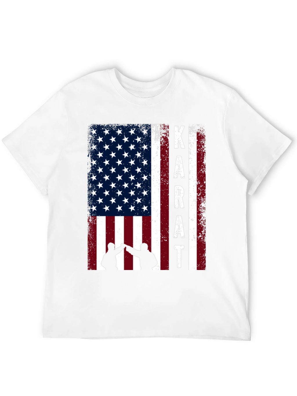 Karate USA Flag Graphic T-Shirt
