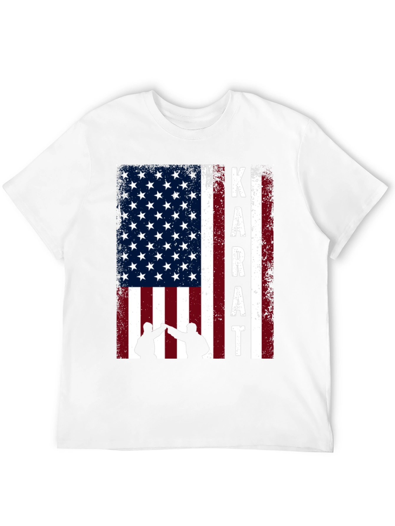 Karate USA Flag Graphic T-Shirt