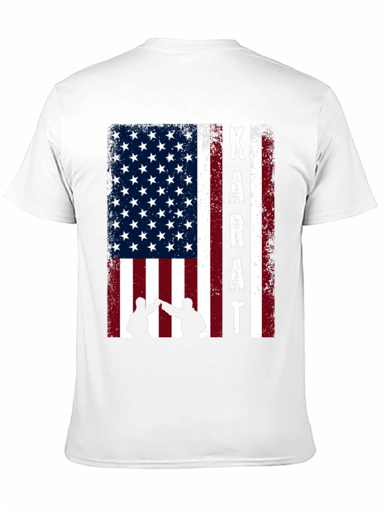 Karate USA Flag Graphic T-Shirt