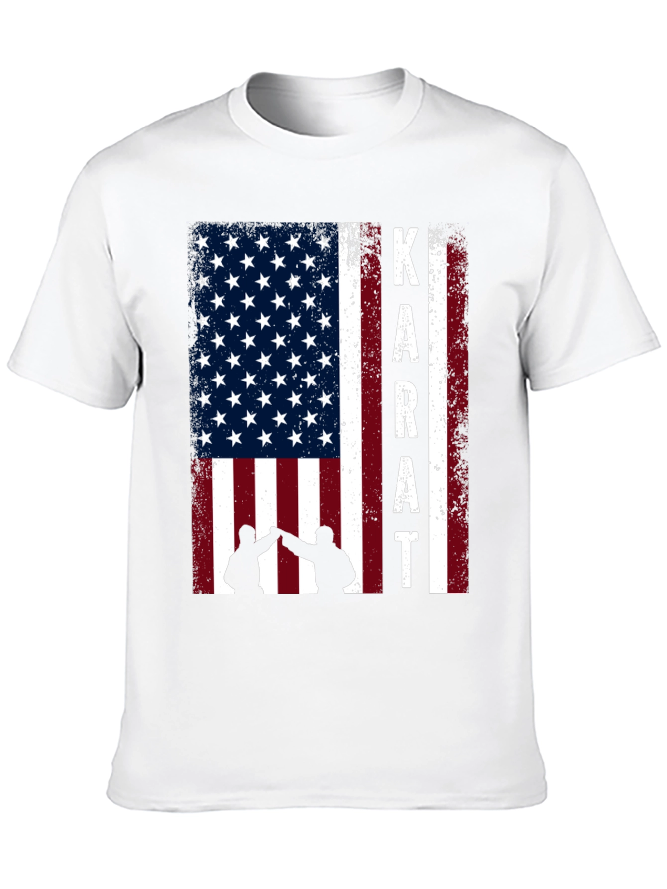 Karate USA Flag Graphic T-Shirt