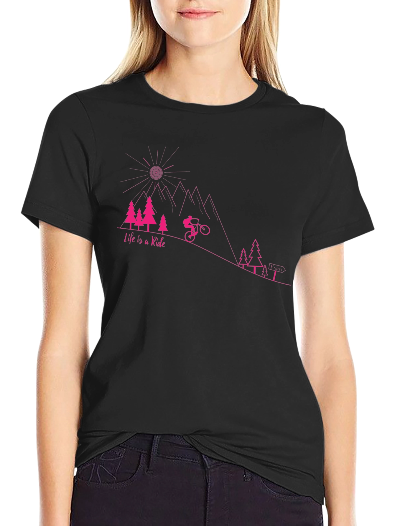 Life is a Ride Graphic Tee - Mountain Biking T-Shirt