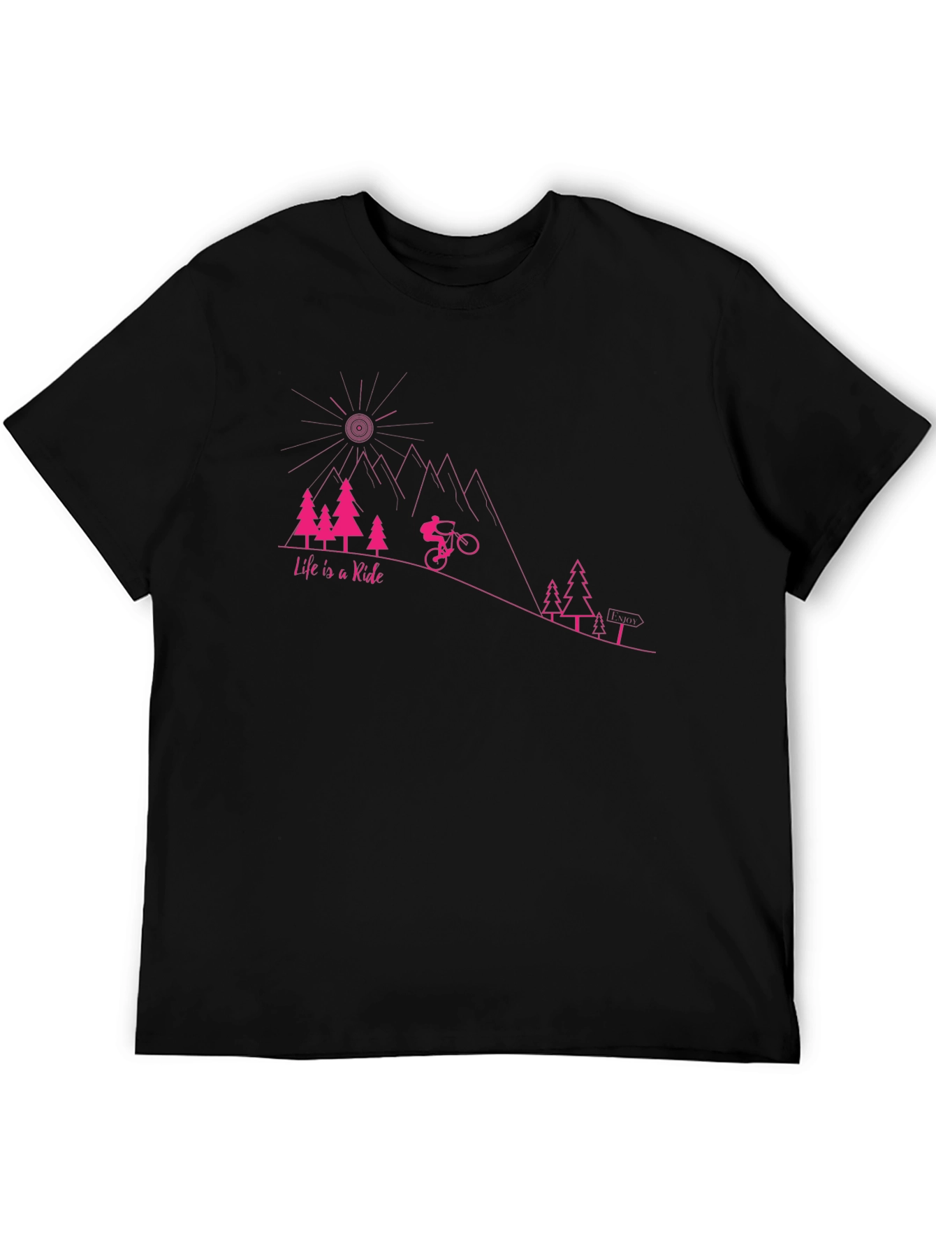 Life is a Ride Graphic Tee - Mountain Biking T-Shirt