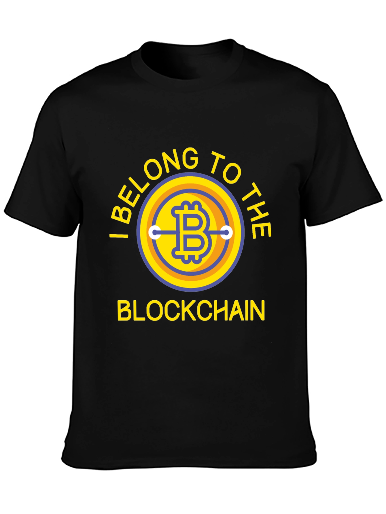 Bitcoin Blockchain T-Shirt - Crypto Tee