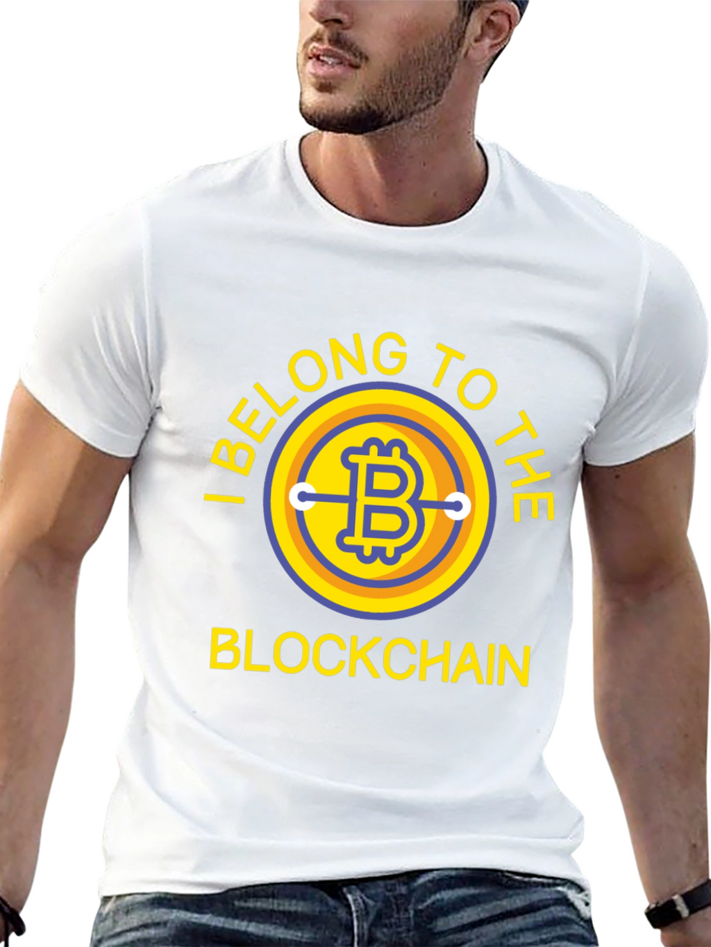Bitcoin Blockchain T-Shirt - Crypto Tee