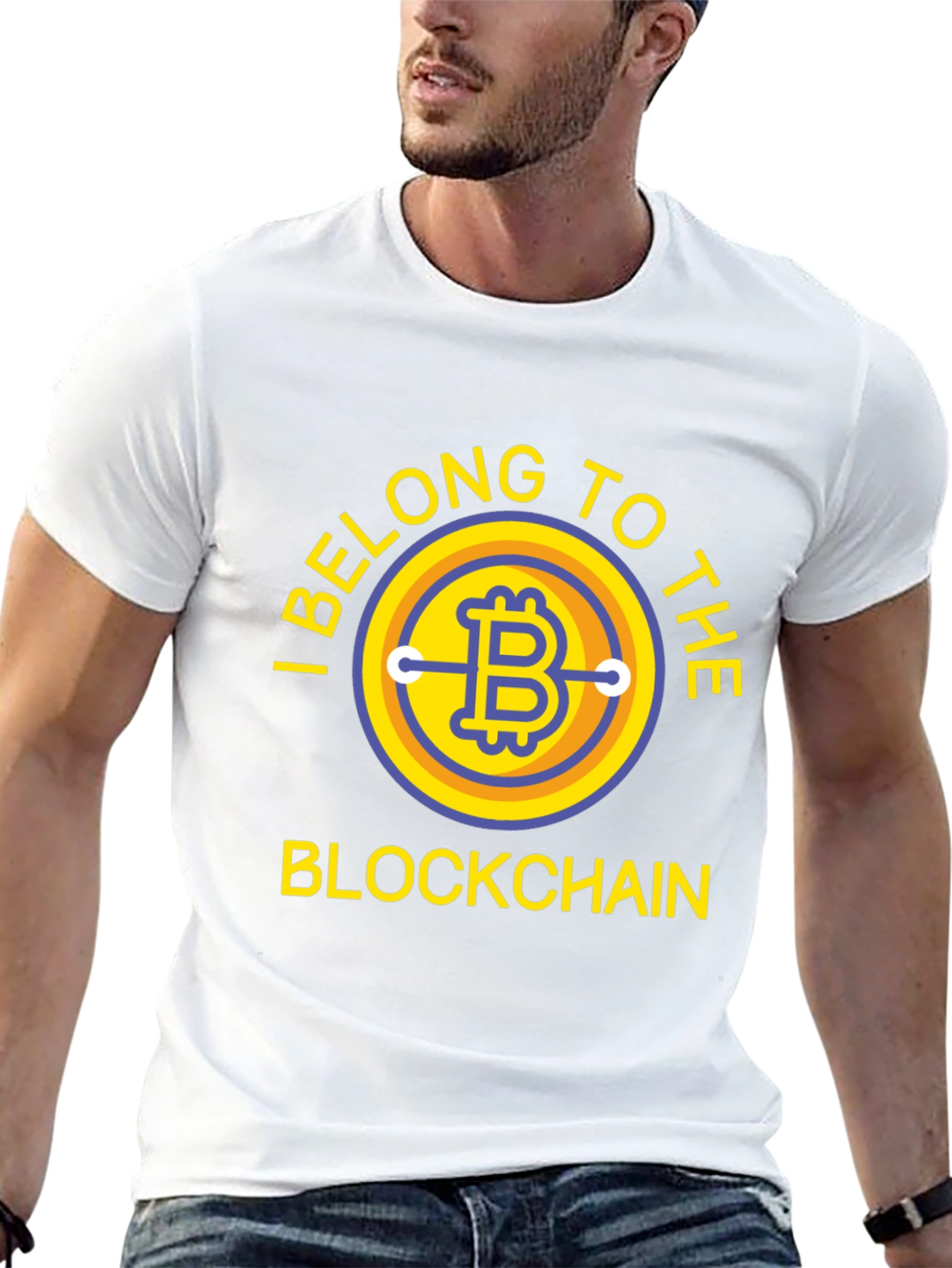 Bitcoin Blockchain T-Shirt - Crypto Tee