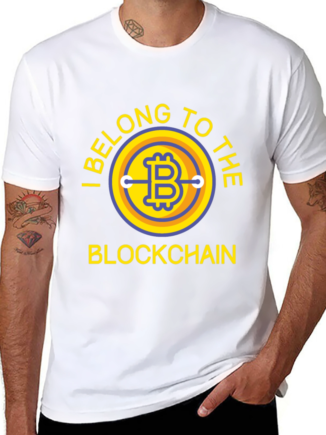 Bitcoin Blockchain T-Shirt - Crypto Tee