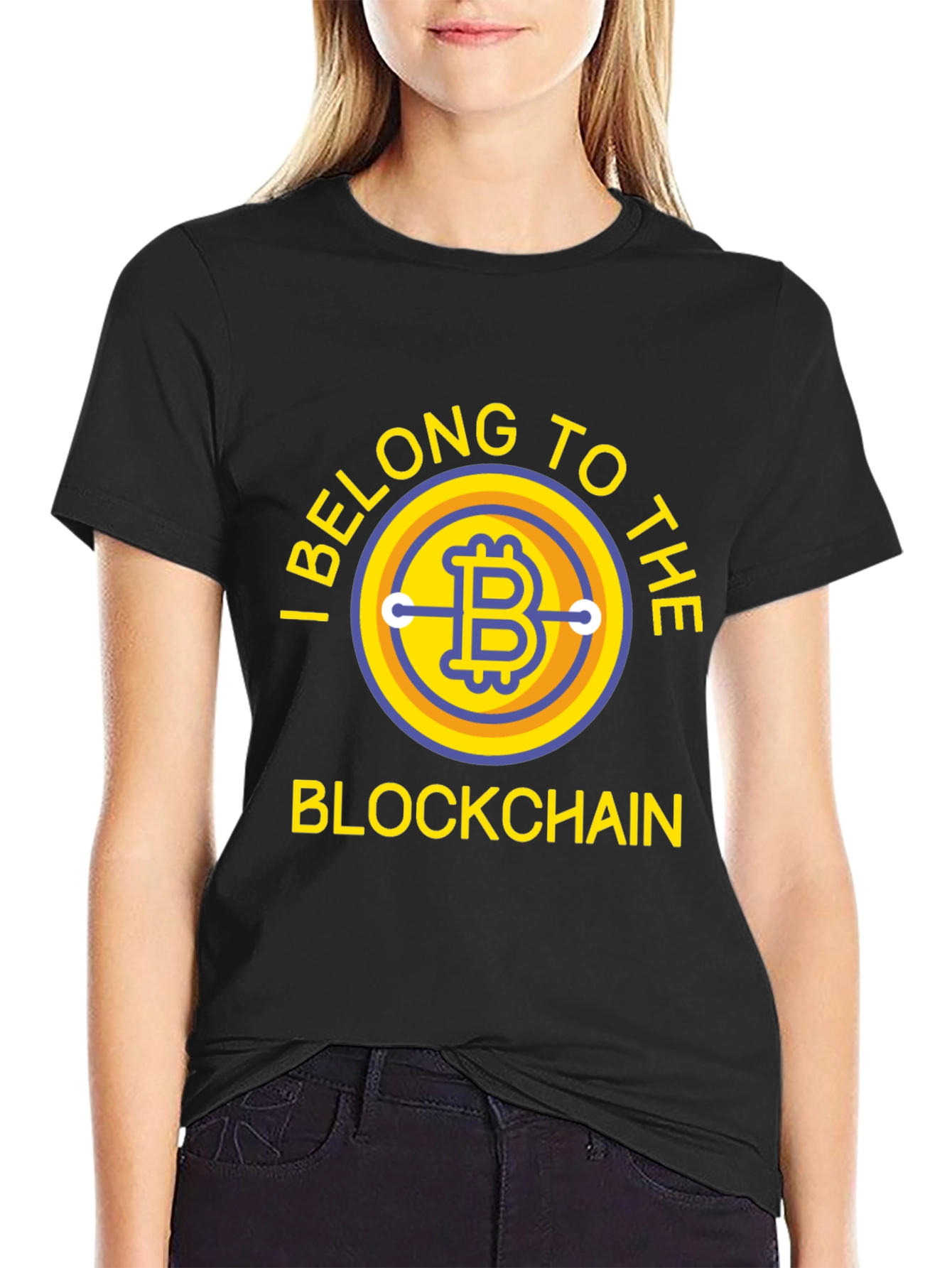 Bitcoin Blockchain T-Shirt - Crypto Tee