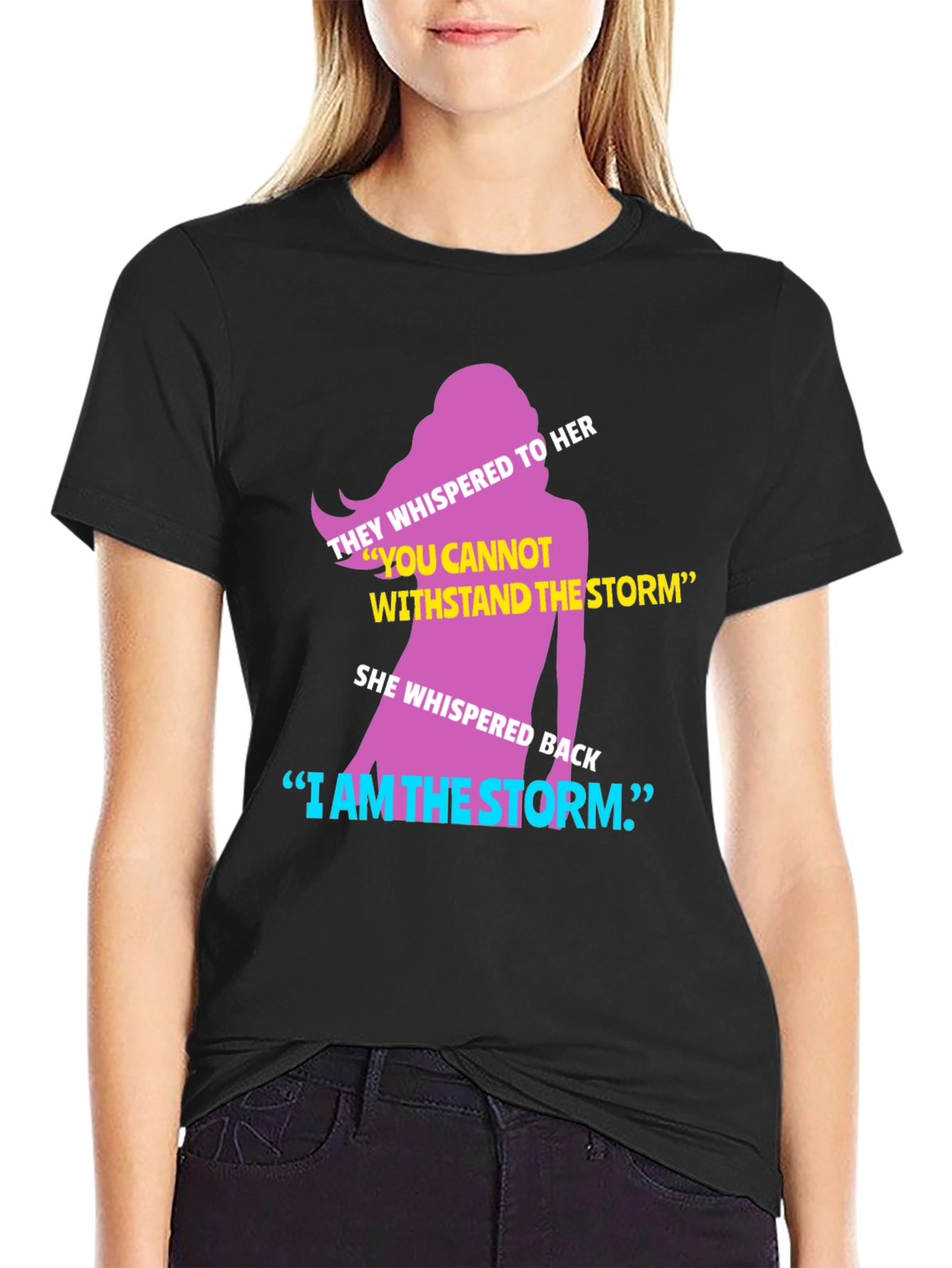 I am the Storm Graphic Tee - Empowering Womens T-Shirt
