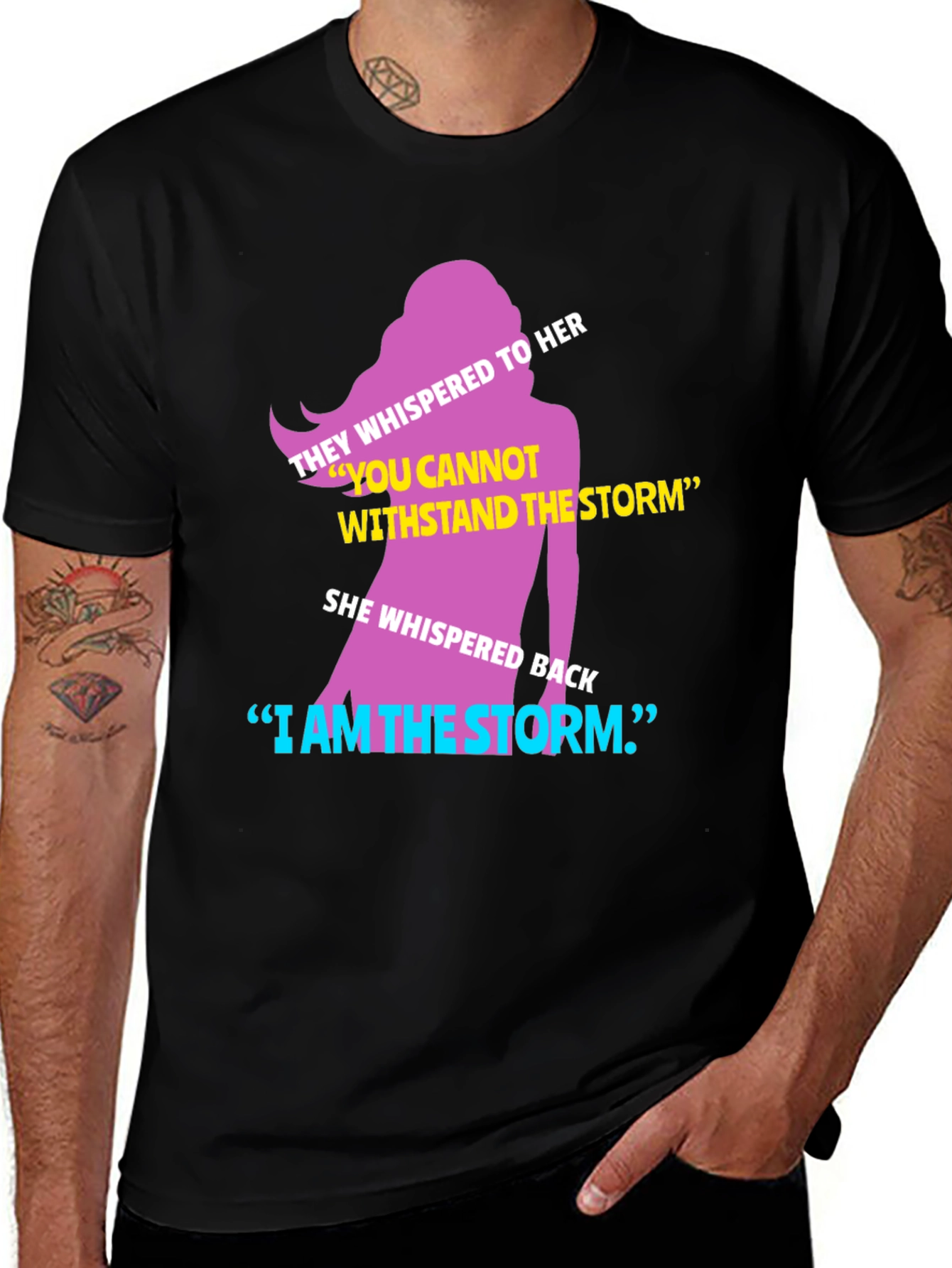 I am the Storm Graphic Tee - Empowering Womens T-Shirt