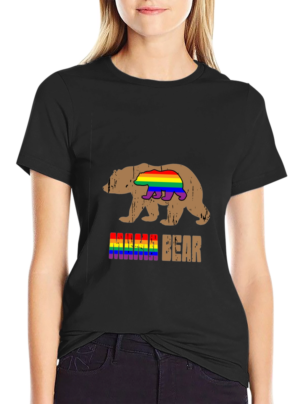 Mama Bear LGBT Pride T-Shirt