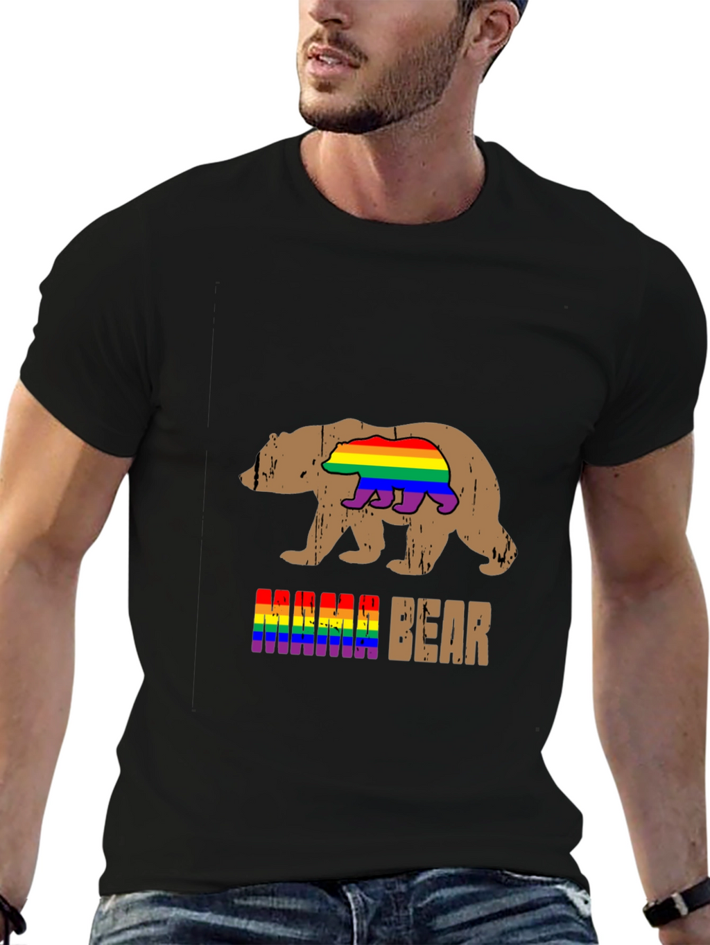 Mama Bear LGBT Pride T-Shirt